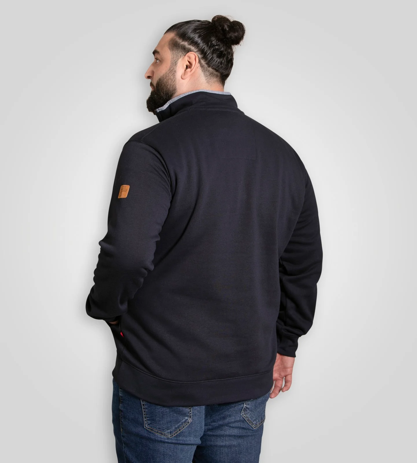 D555 Mens Russel Big & Tall Half Zip Sweatshirt - Image 11