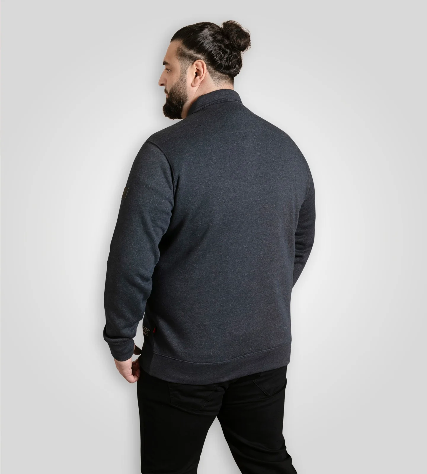 D555 Mens Skegness Big & Tall Polo Sweatshirt - Image 5