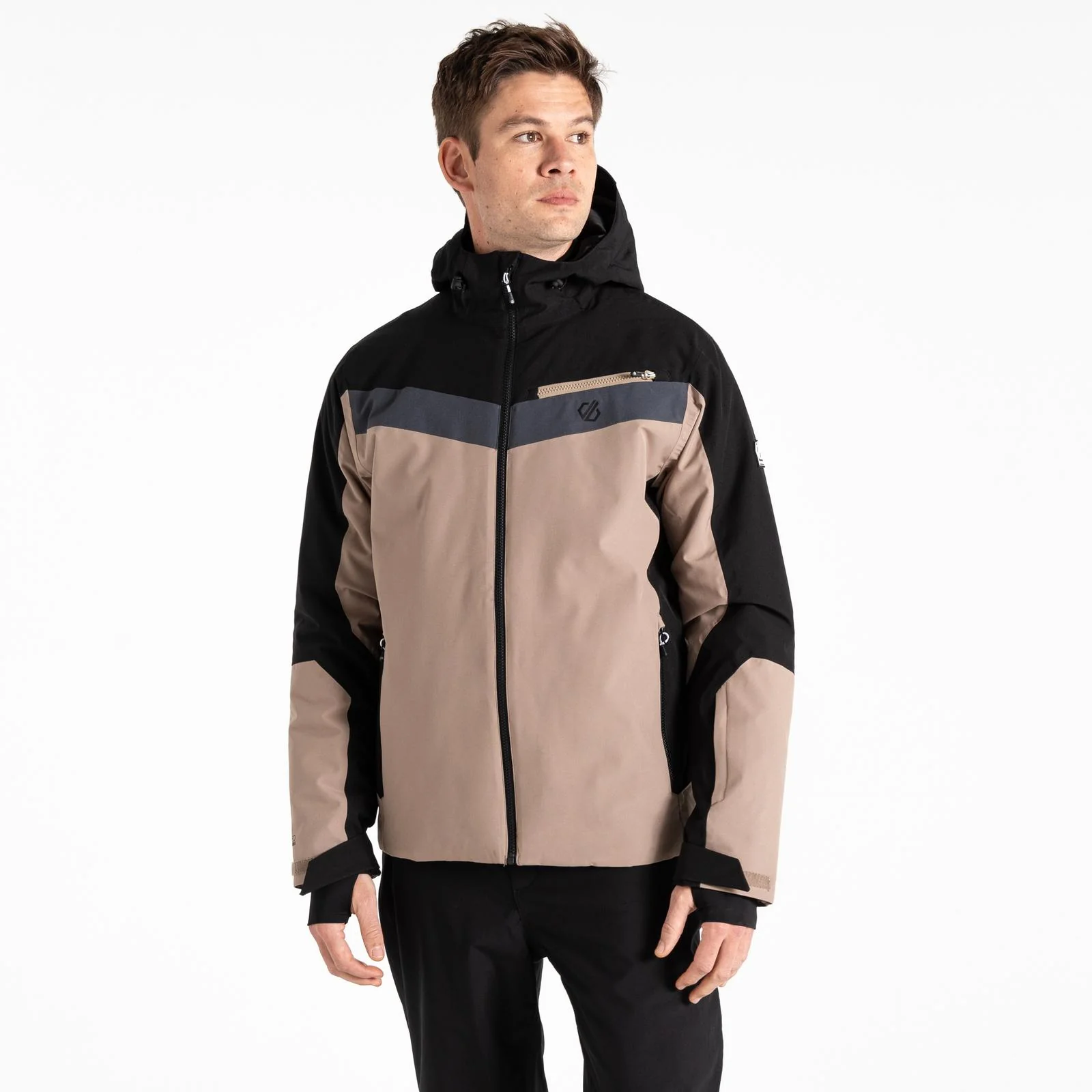 Dare 2b Mens Eagle II Hooded Waterproof Ski Jacket - Image 4