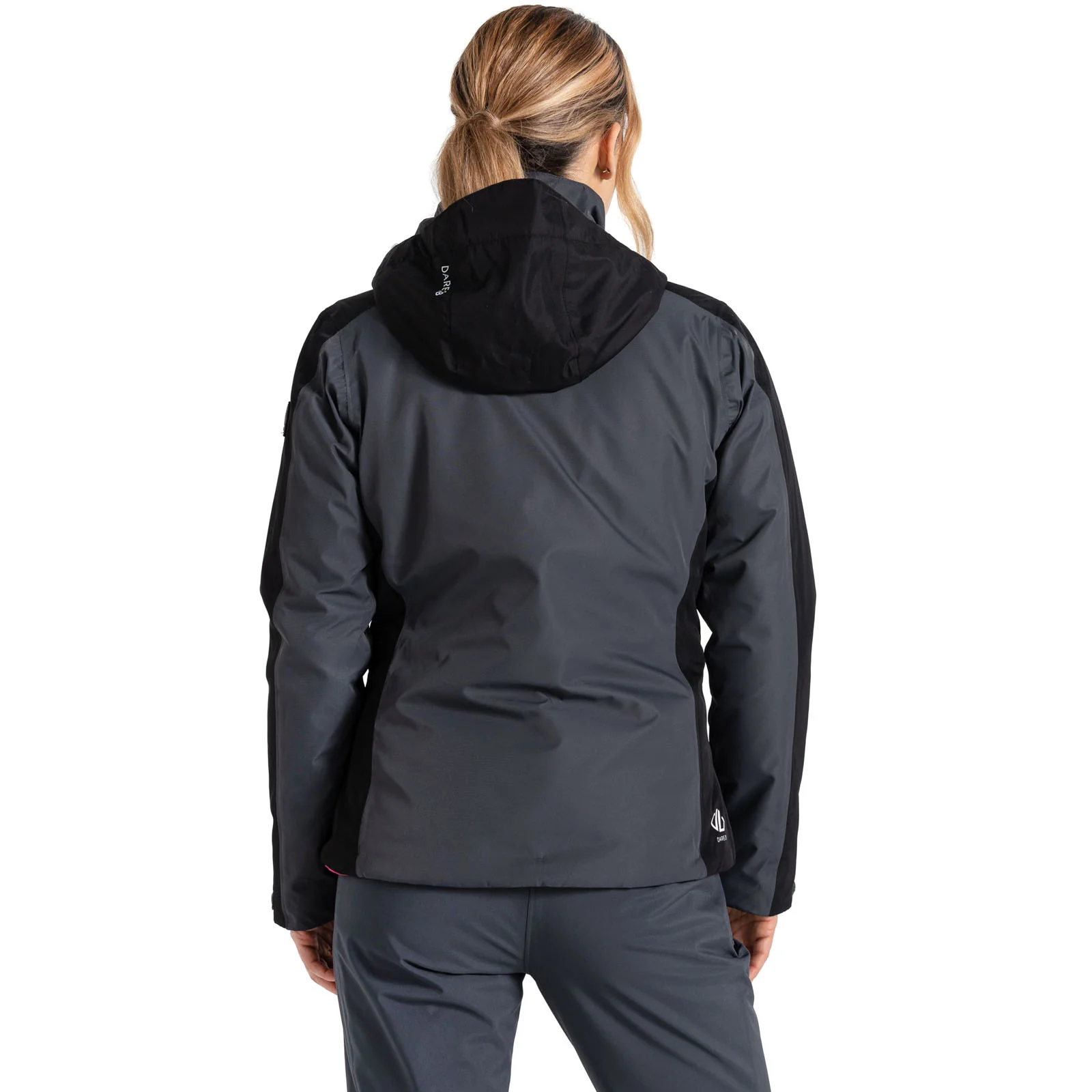 Dare 2b Womens Climatise Waterproof Thermal Ski Jacket - Ebony Grey - Image 2