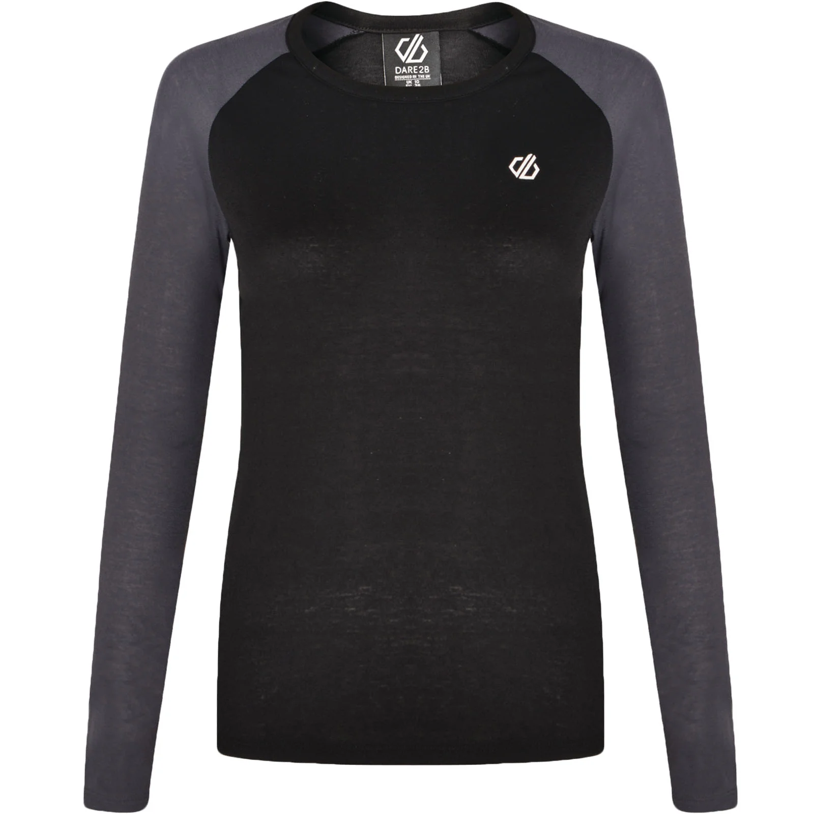 Dare 2b Womens Exchange II Thermal Long Sleeve Baselayer - Black Ebony