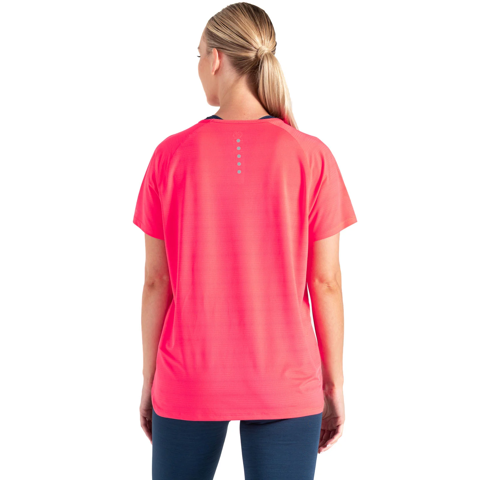 Dare 2b Womens Gravitate Short Sleeve T-Shirt - Neon Pink - Image 2
