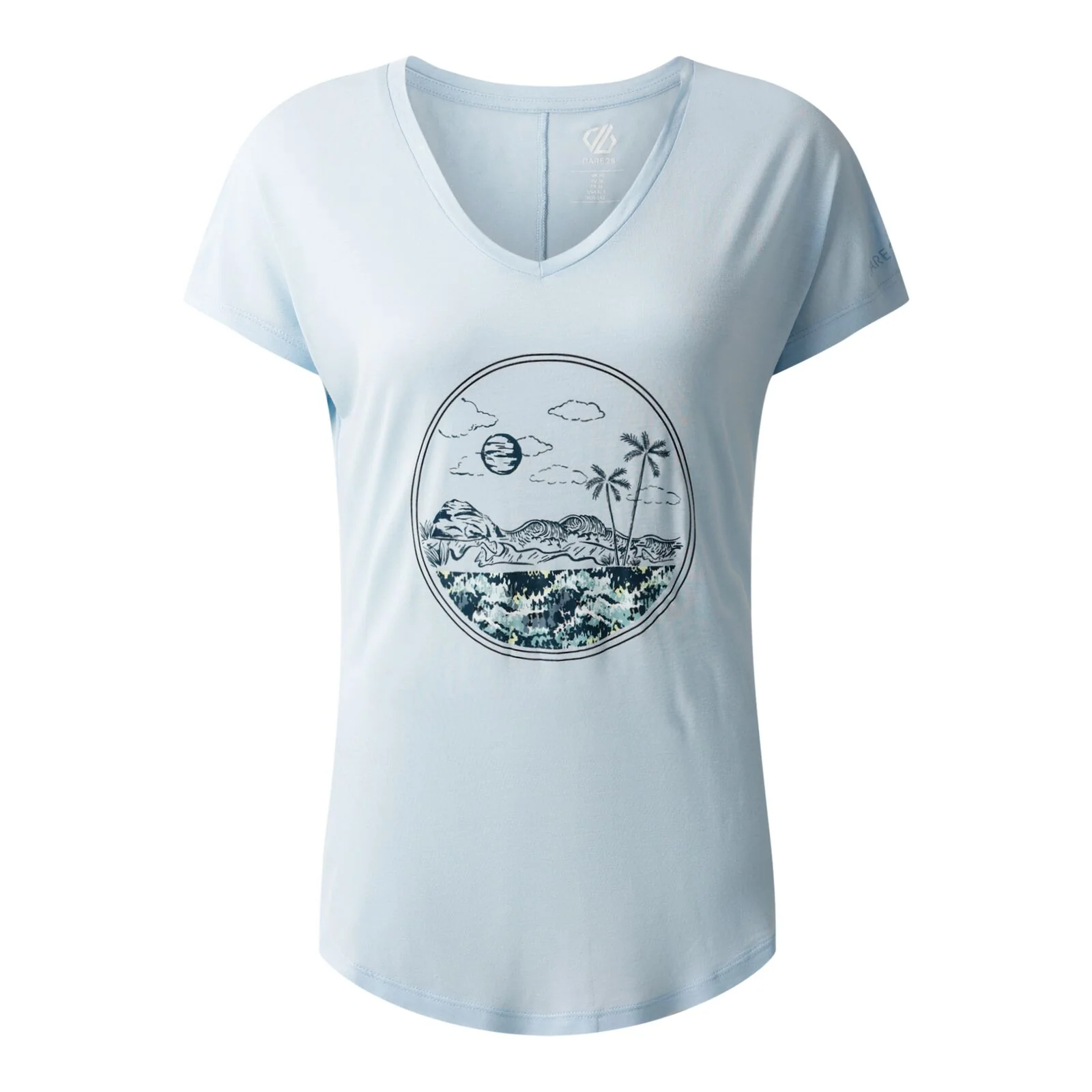 Dare 2B Womens Serene V Neck Short Sleeve T-Shirt - Image 23