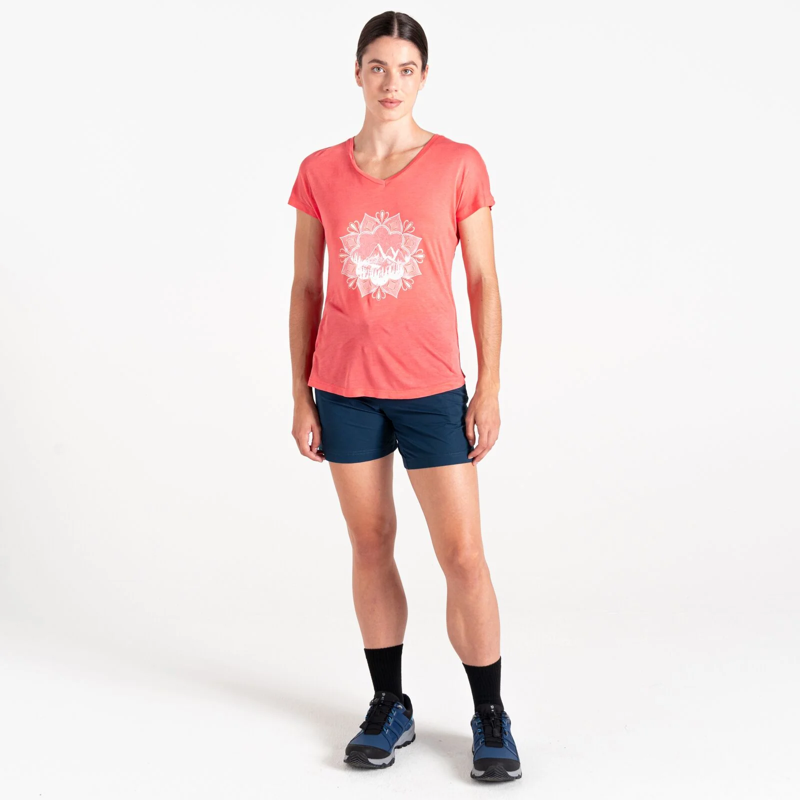 Dare 2B Womens Serene V Neck Short Sleeve T-Shirt - Image 9