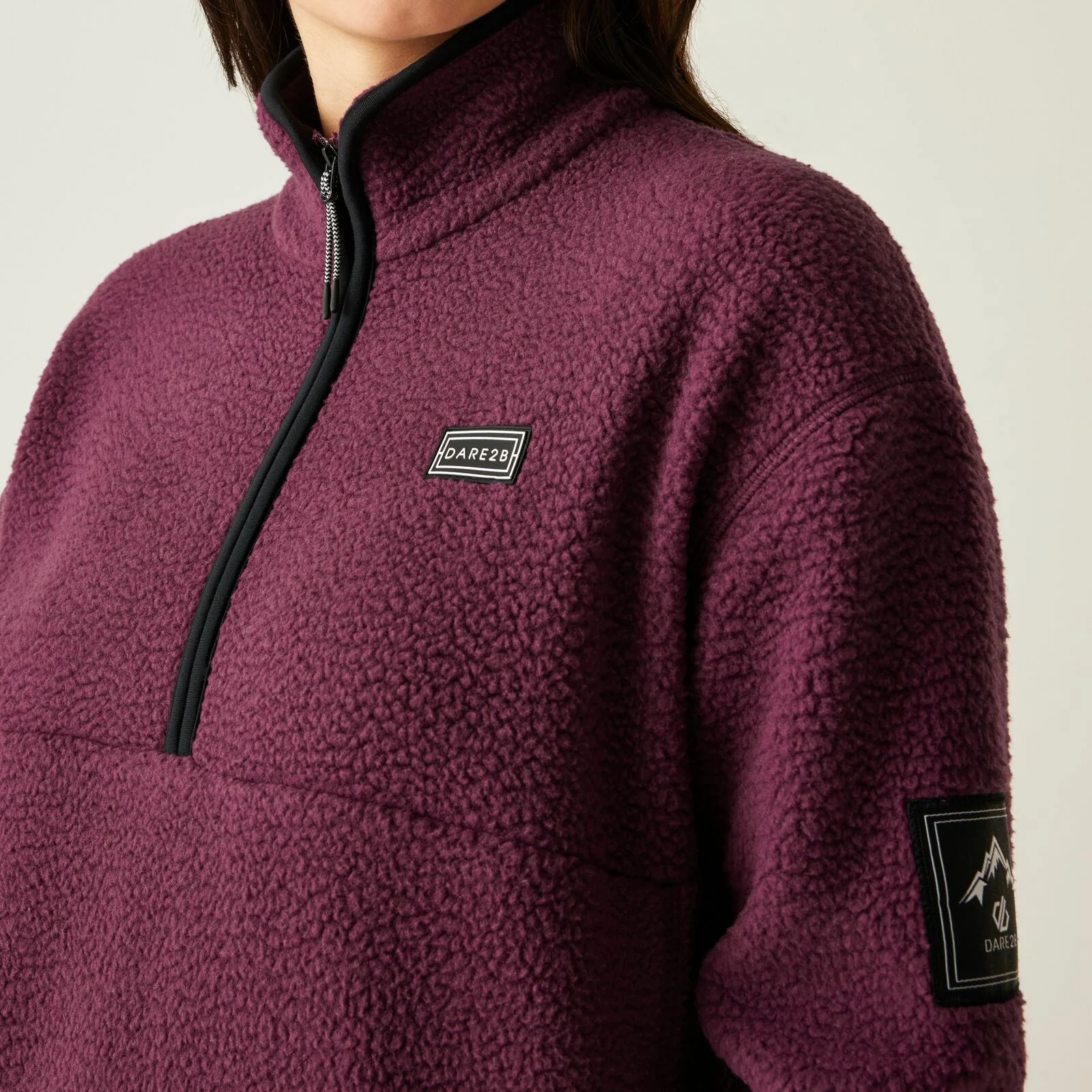 Dare 2b Womens Slid Out Half Zip Borg Fleece - Image 21