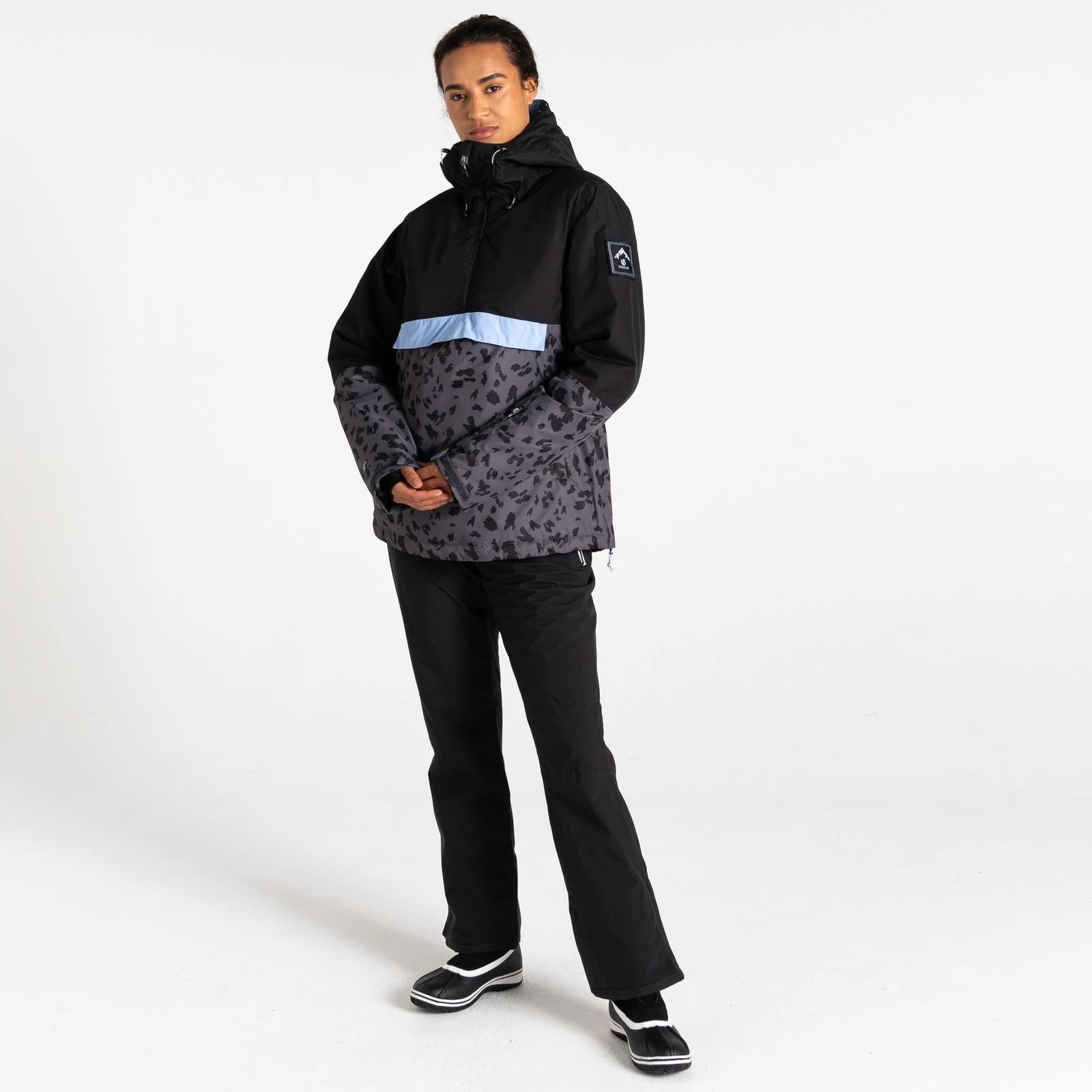 Dare 2b Womens Snowburst Overhead Hooded Ski Skiing Jacket - Image 4