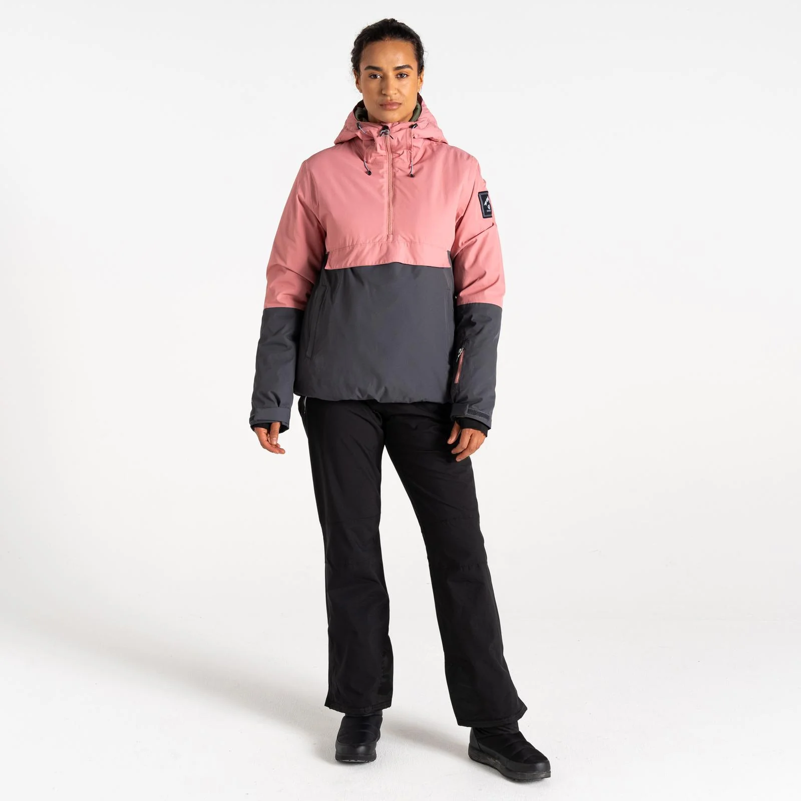 Dare 2b Womens Snowburst Overhead Hooded Ski Skiing Jacket - Image 5