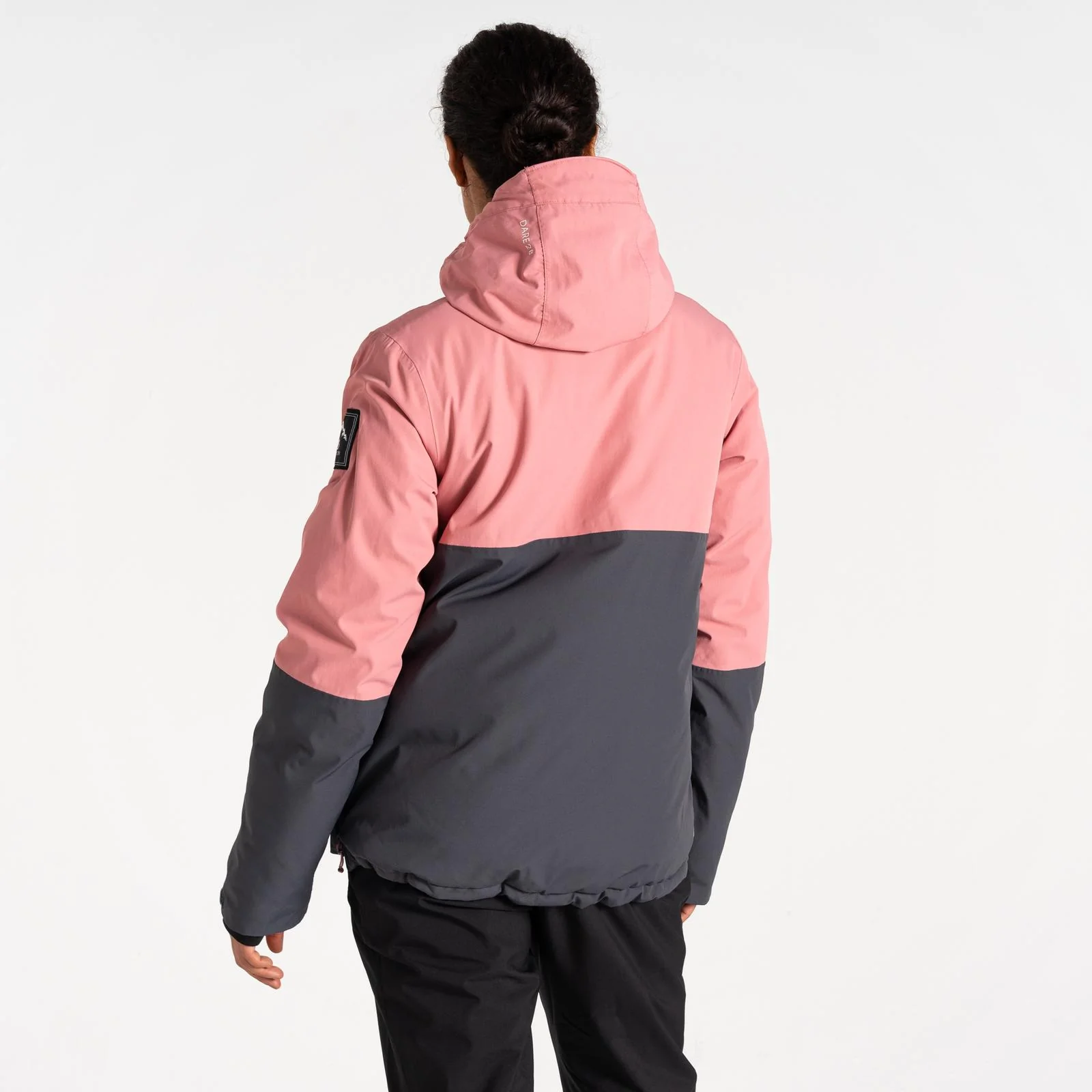 Dare 2b Womens Snowburst Overhead Hooded Ski Skiing Jacket - Image 7