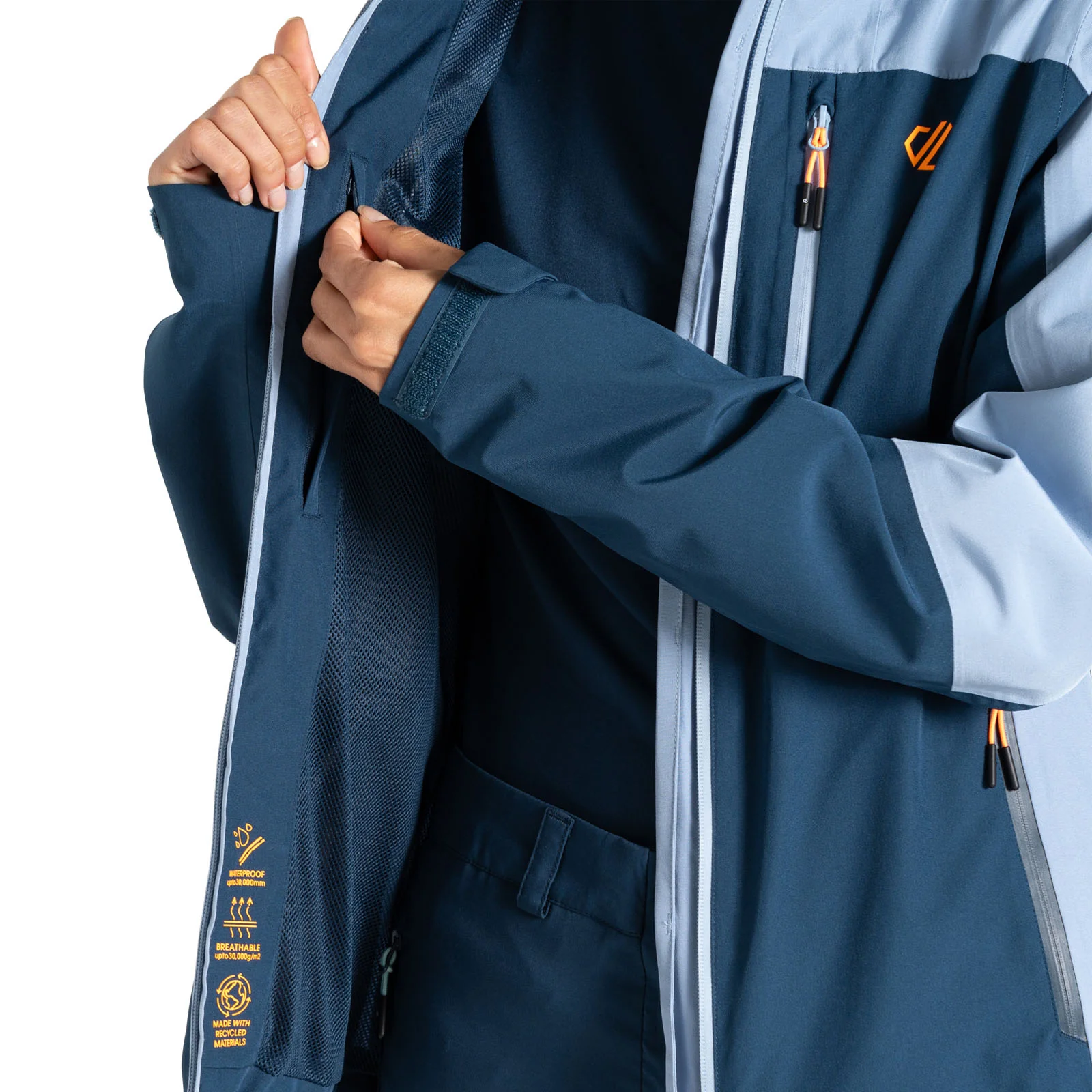Dare 2b Womens Torrek Hooded Waterproof Walking Jacket - Image 9
