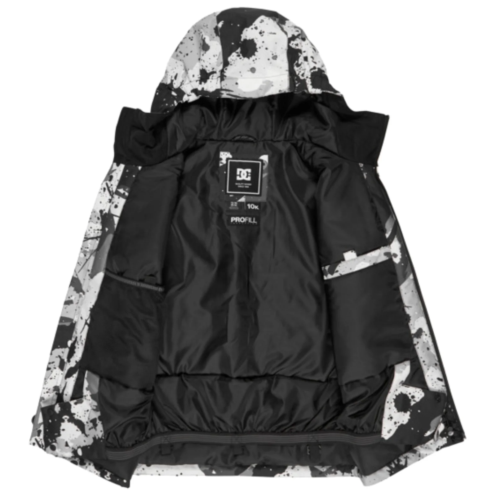 DC Shoes Kids Basis Print Waterproof Insulated Ski Jacket - Image 2