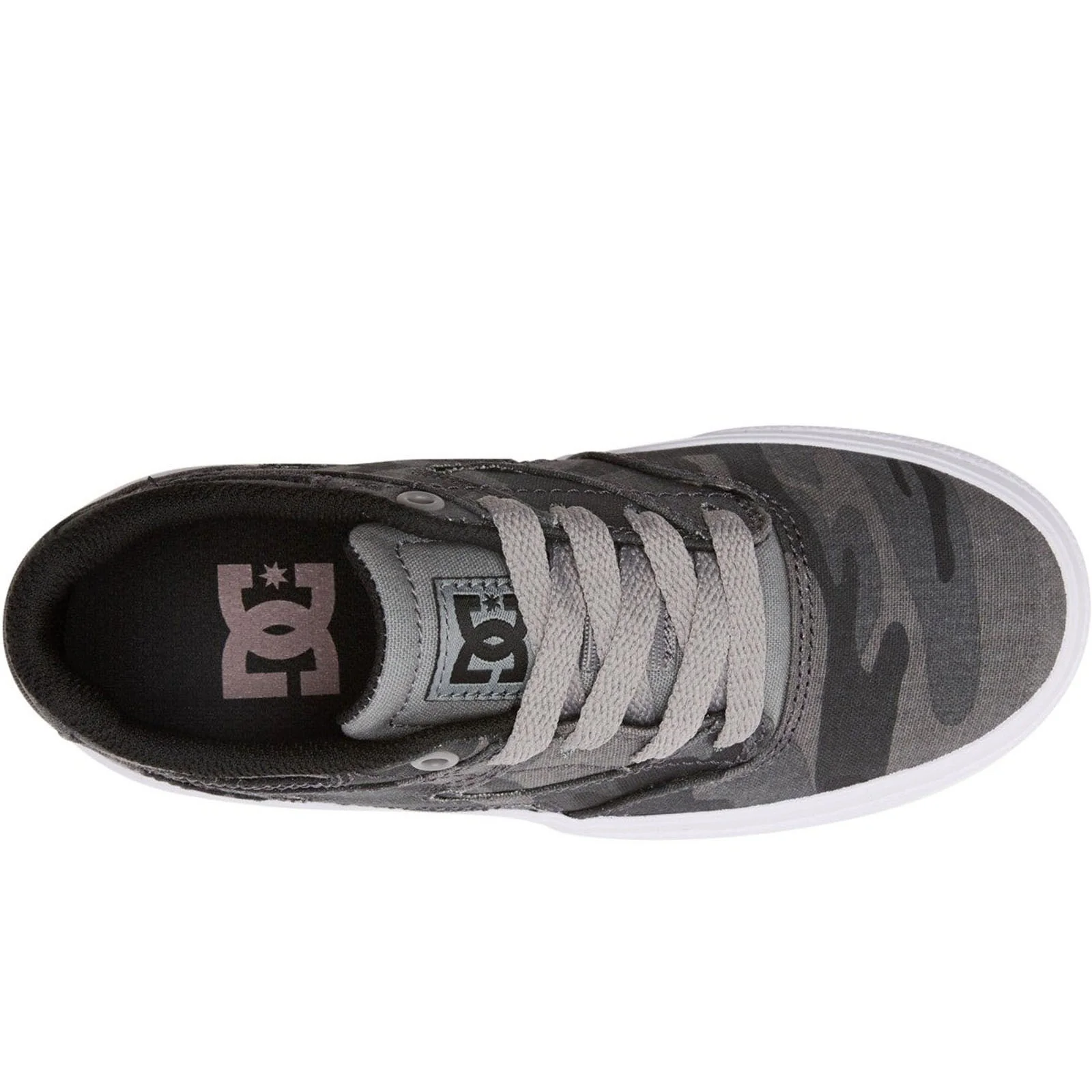 DC Shoes Kids Kalis Vulc Low Rise Suede Trainers - Image 11