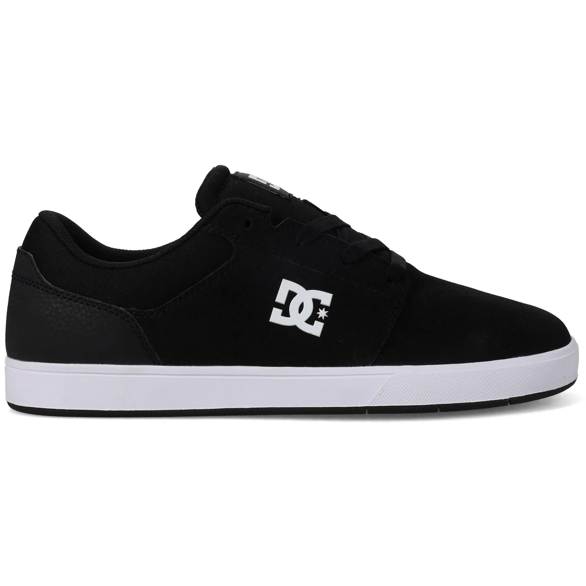 DC Shoes Mens Crisis 2 Suede Low Rise Trainers - Black/Gum - Image 10