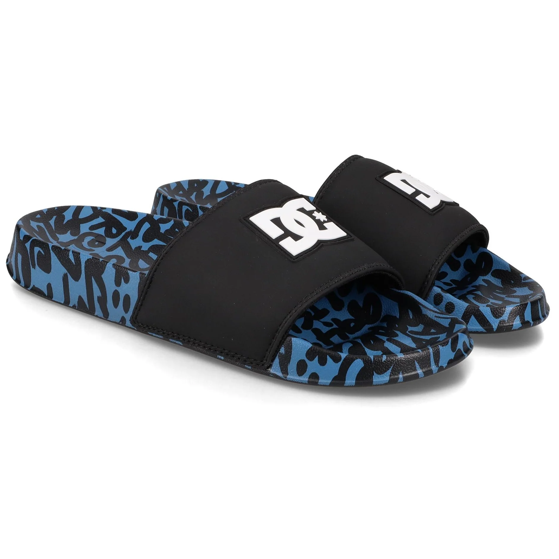 DC Shoes Mens DC SE Leather Slides - Image 2