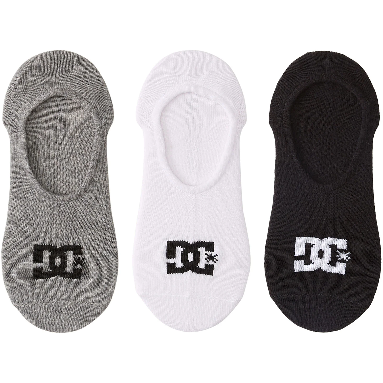 DC Shoes Mens Liner 3 Pack No Show Pop Socks - Image 5