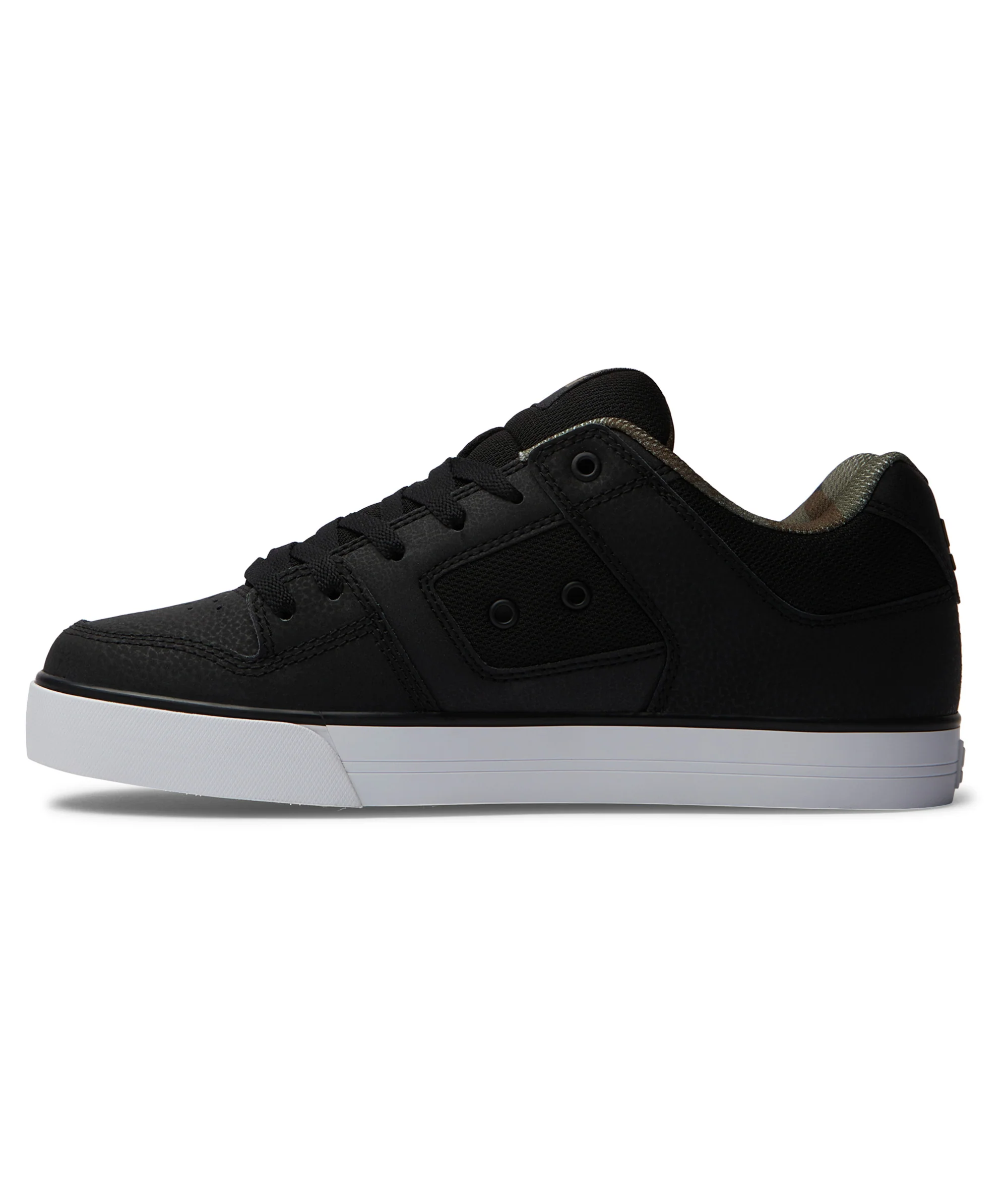 DC Shoes Mens Pure Leather Low Rise Trainers - Image 5