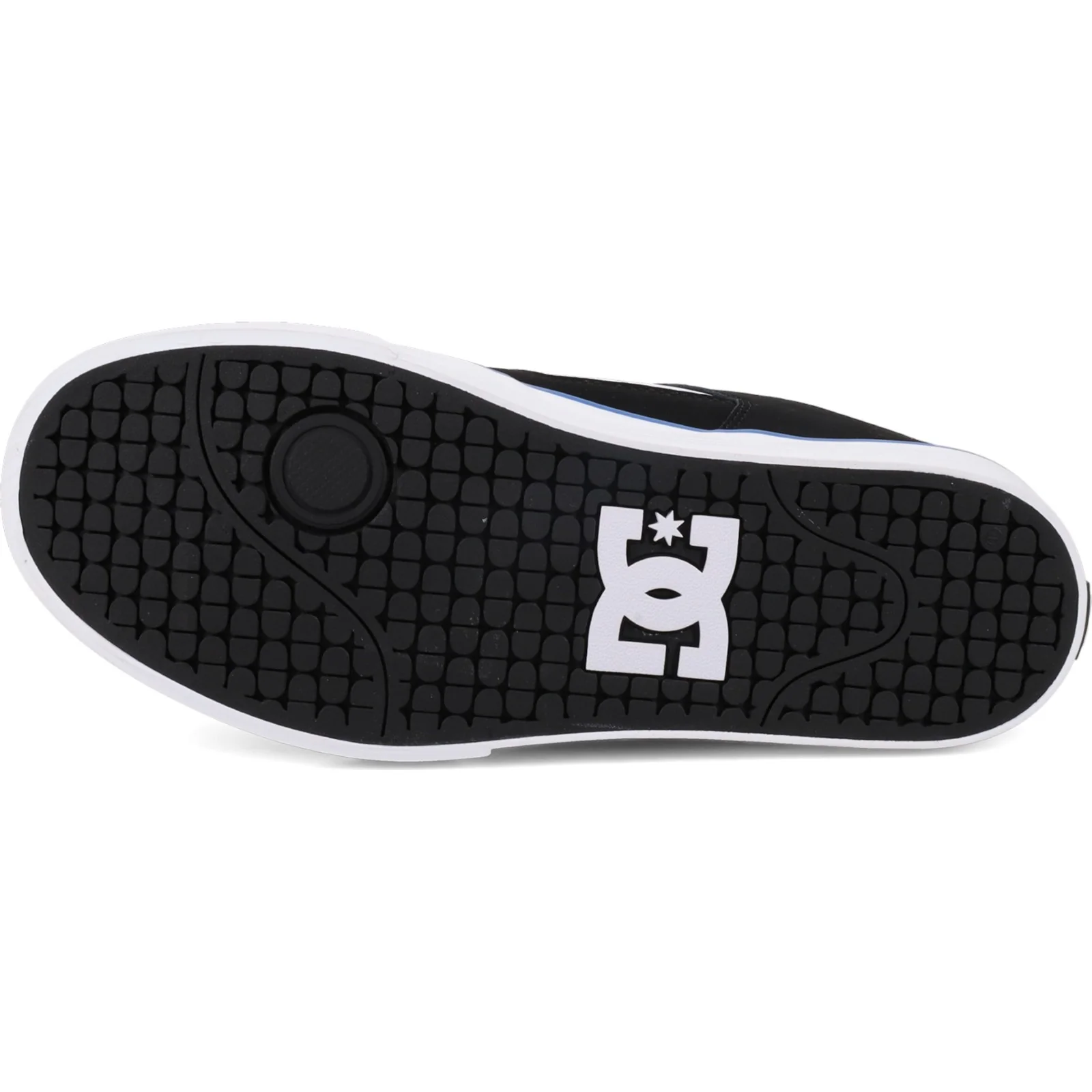 DC Shoes Mens Pure Leather Trainers - Black/Grey/Red - Image 17