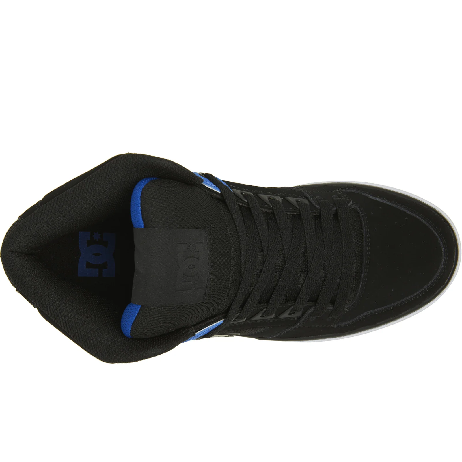 DC Shoes Mens Pure Trainers - Black/Blue - Image 3