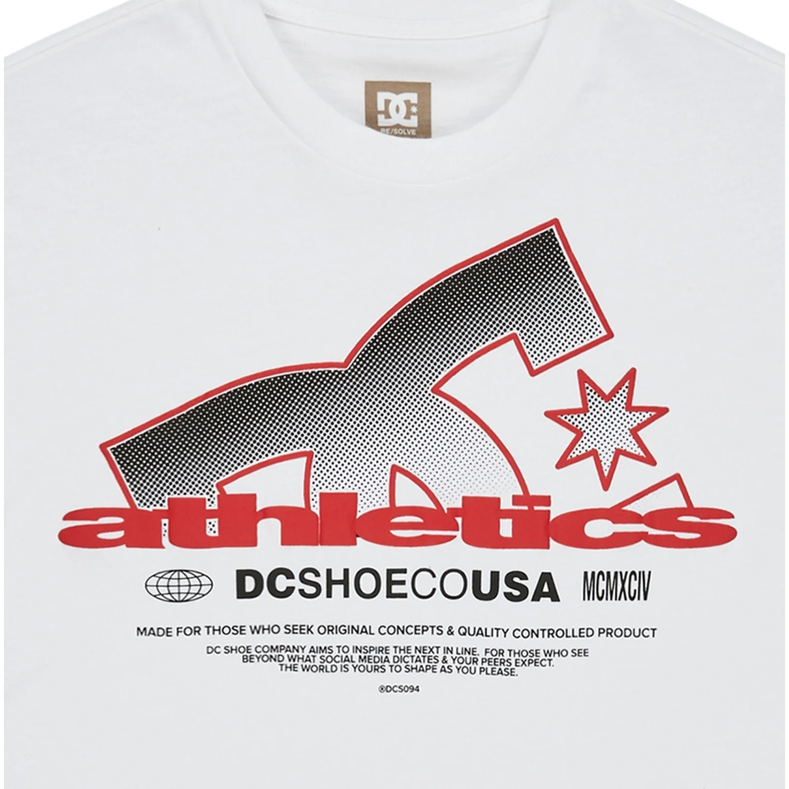 DC Shoes Mens Slathletic Graphic Logo Long Sleeve T-Shirt - Image 7