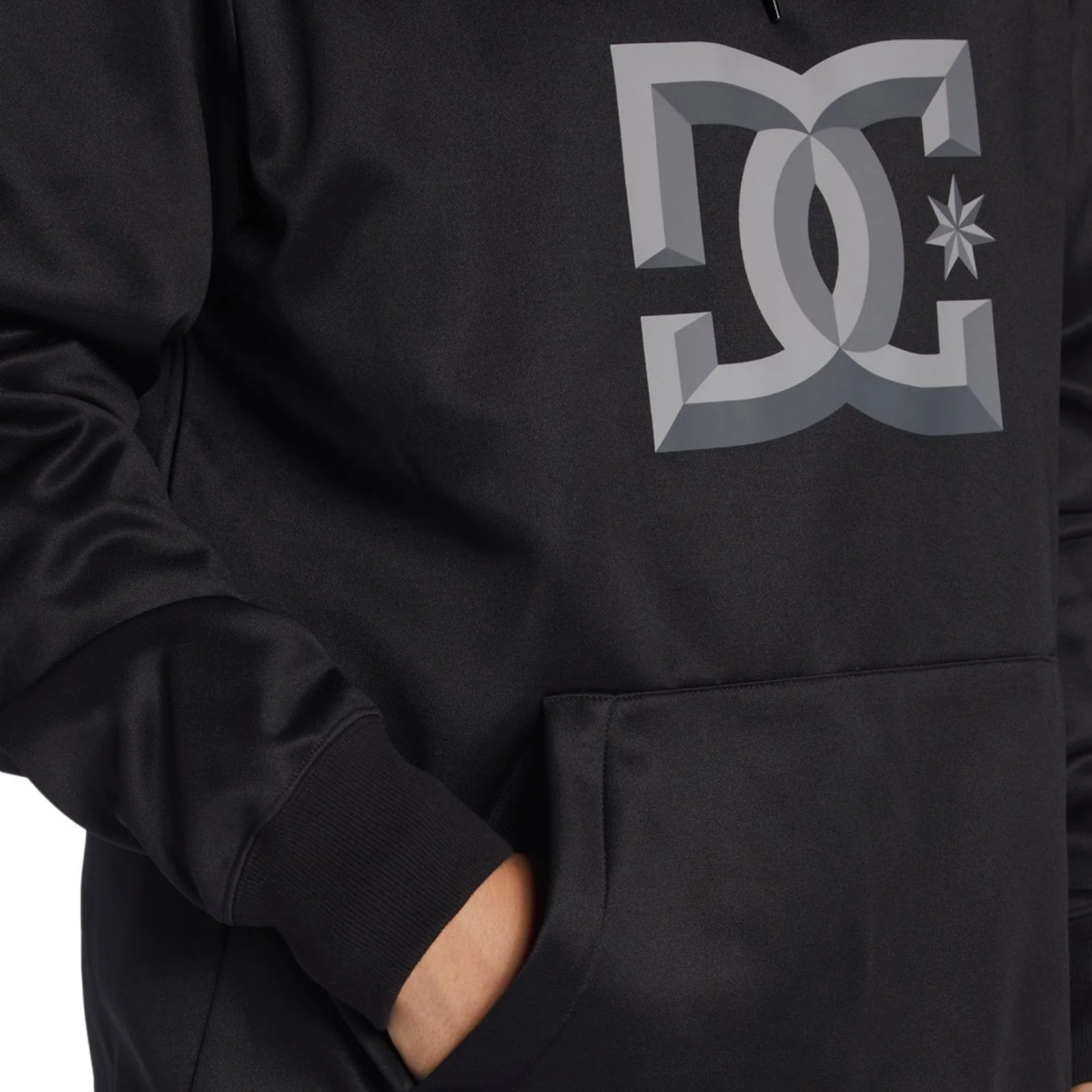 DC Shoes Mens Snowstar Zip Pocket Hoodie - Image 3