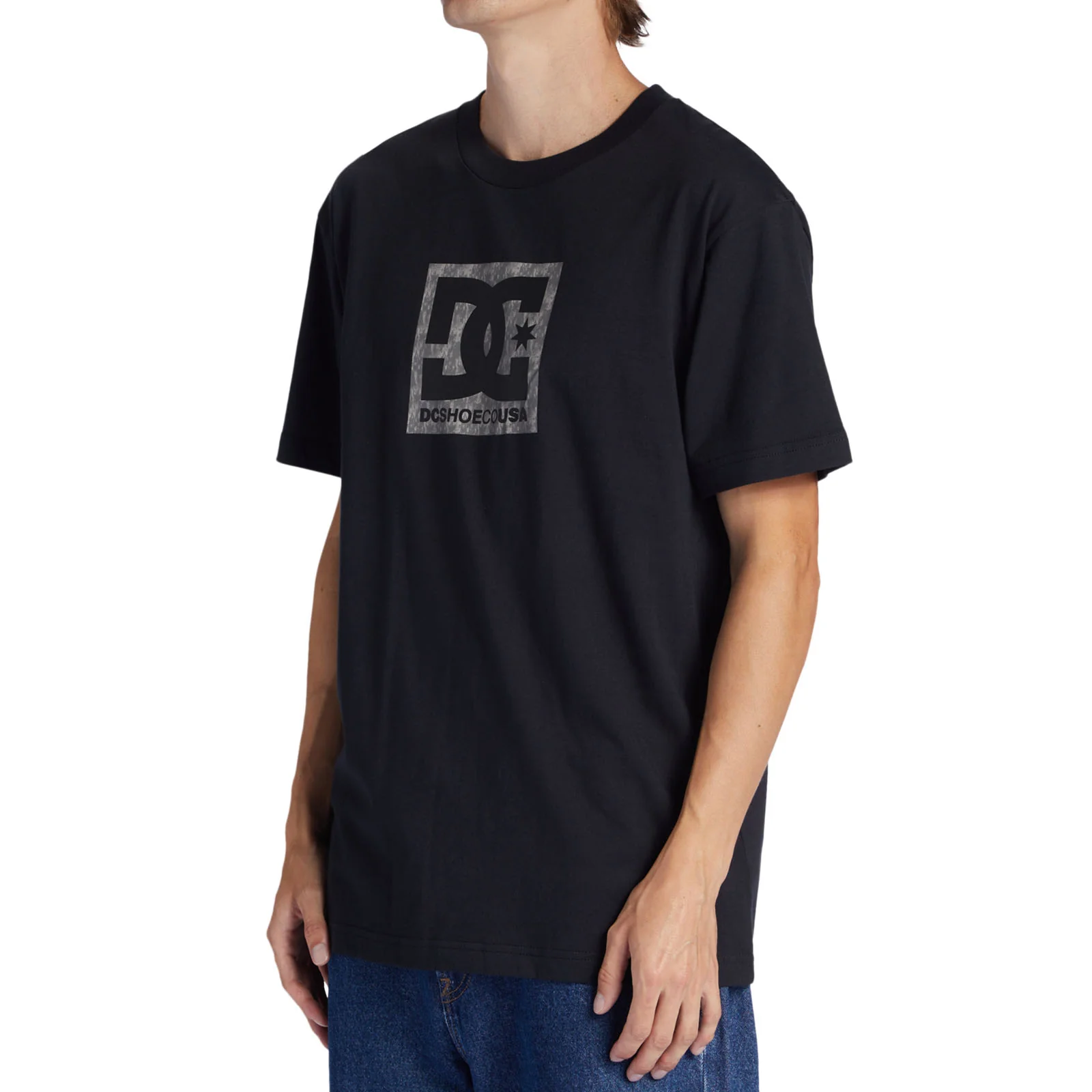 DC Shoes Mens Square Star Fill Short Sleeve Crew Neck T-Shirt - Image 6