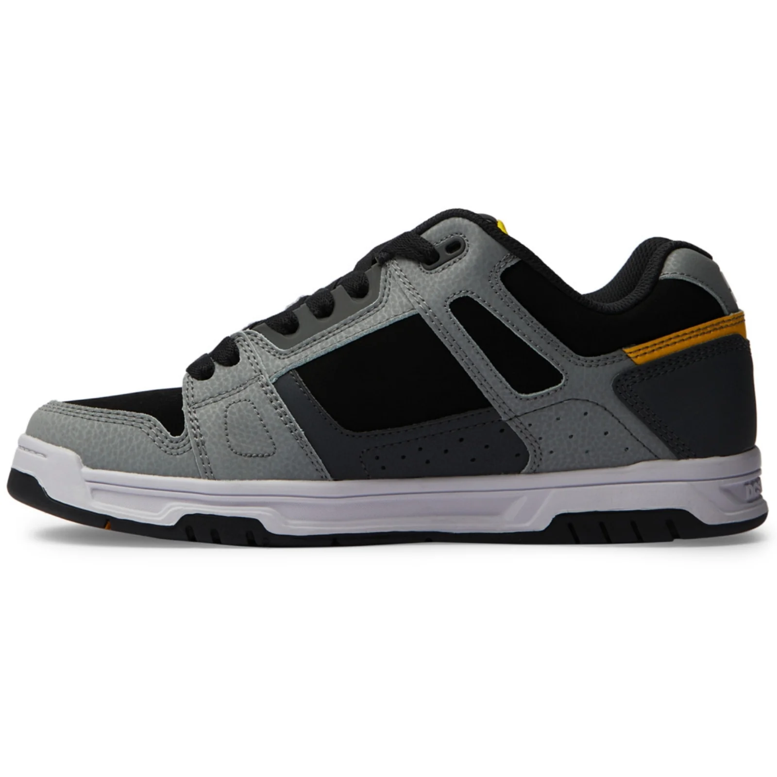 DC Shoes Mens Stag Low Rise Suede Leather Skate Trainers - Image 30