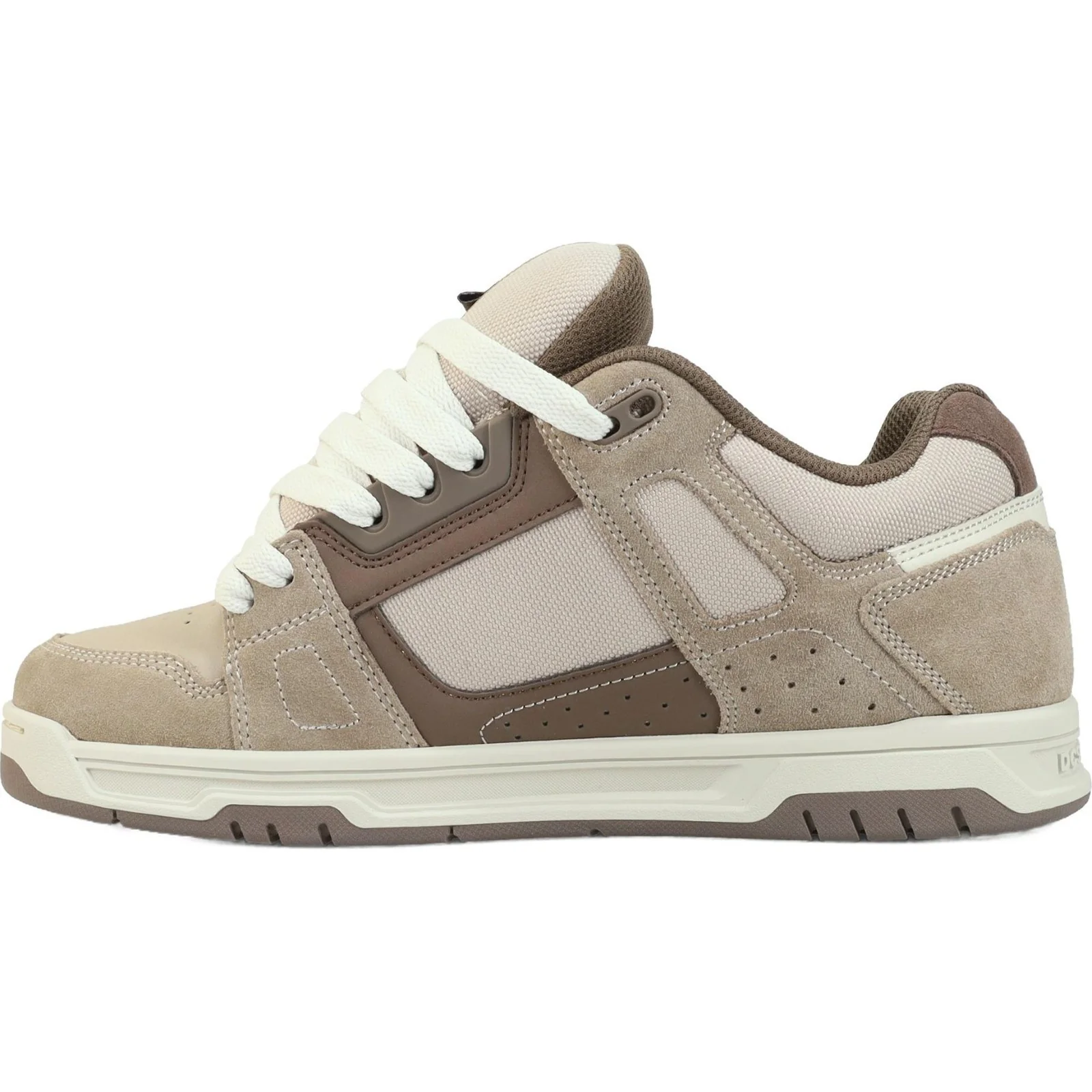 DC Shoes Mens Stag Low Rise Suede Leather Skate Trainers - Image 45