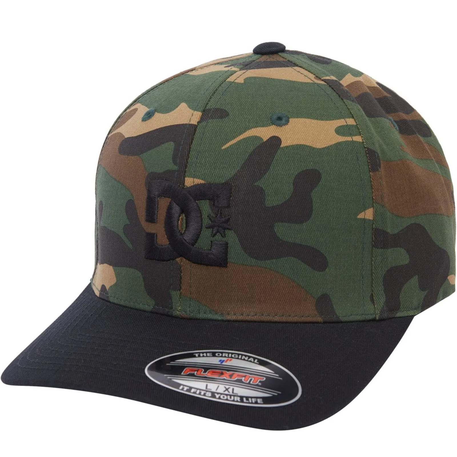 DC Shoes Mens Star Seasonal Flexifit Baseball Cap - Image 2