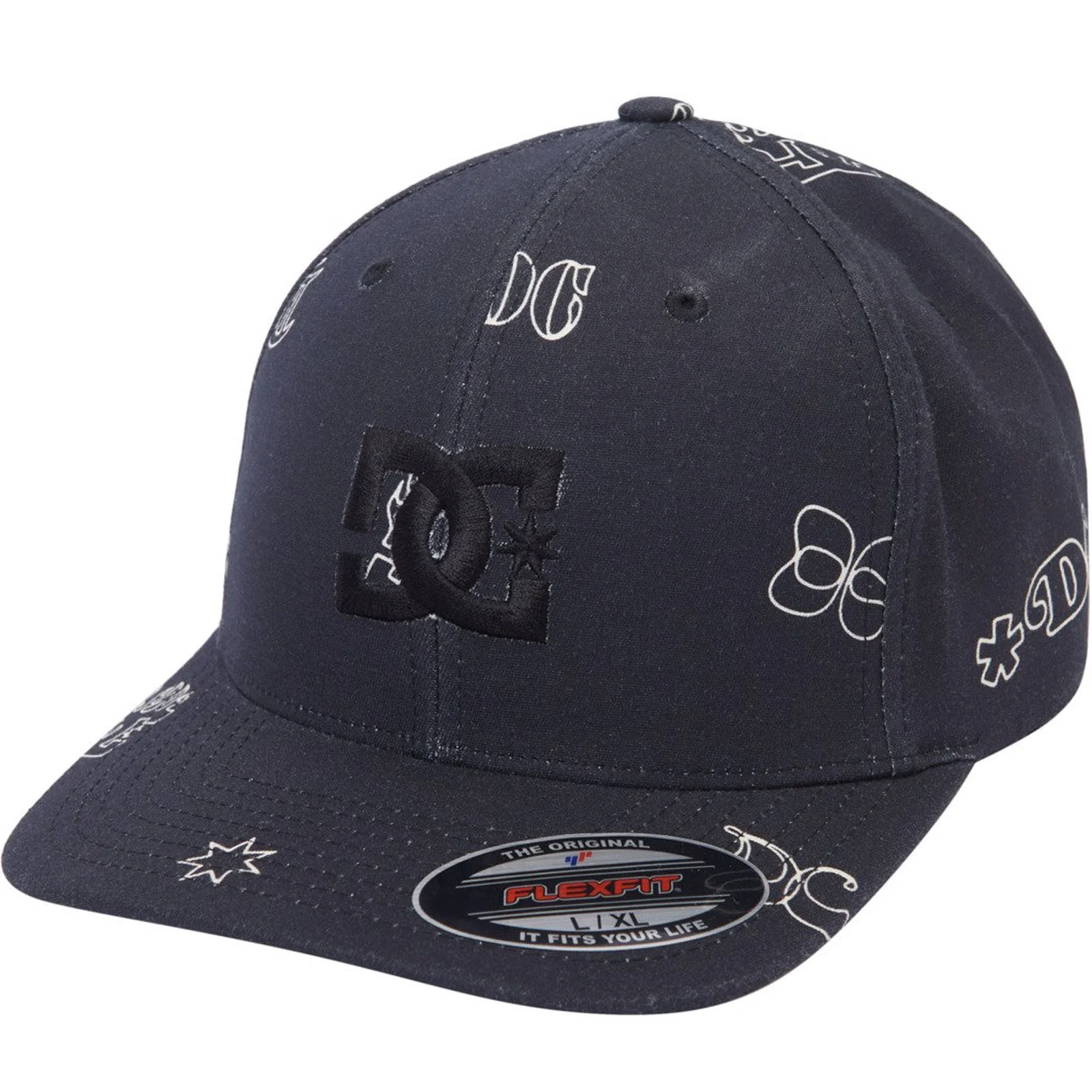 DC Shoes Mens Star Seasonal Flexifit Baseball Cap - Image 4
