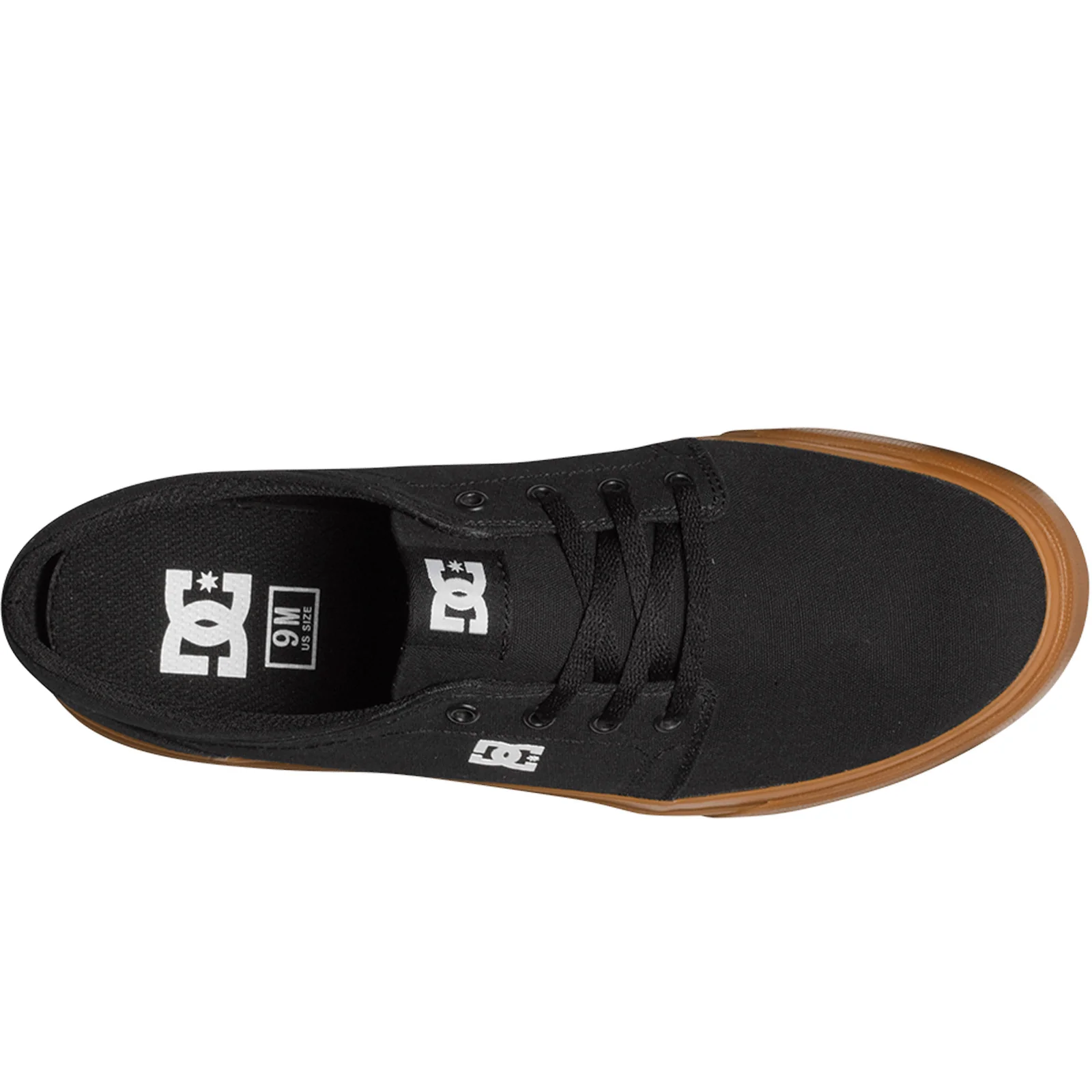 DC Shoes Mens Trase TX Trainers - Black/Gum - Image 3