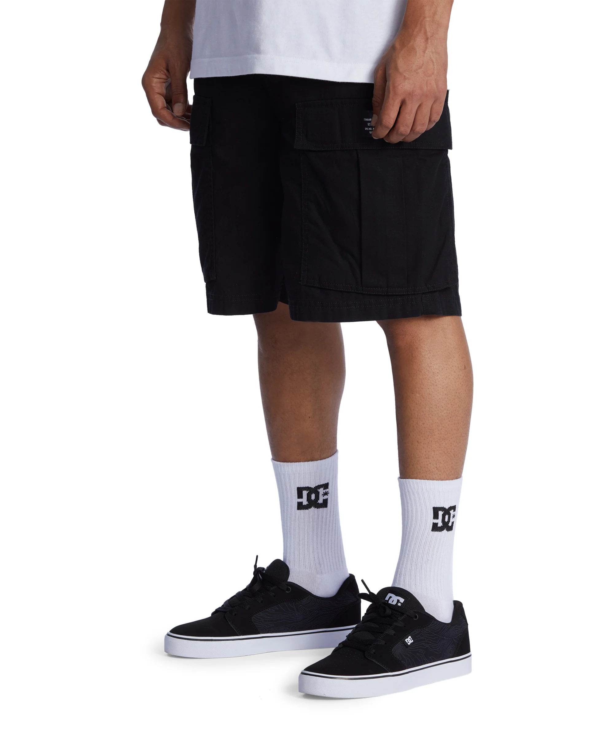 DC Shoes Mens Tundra Casual Multi Pocket Mid Length Cargo Shorts - Image 16
