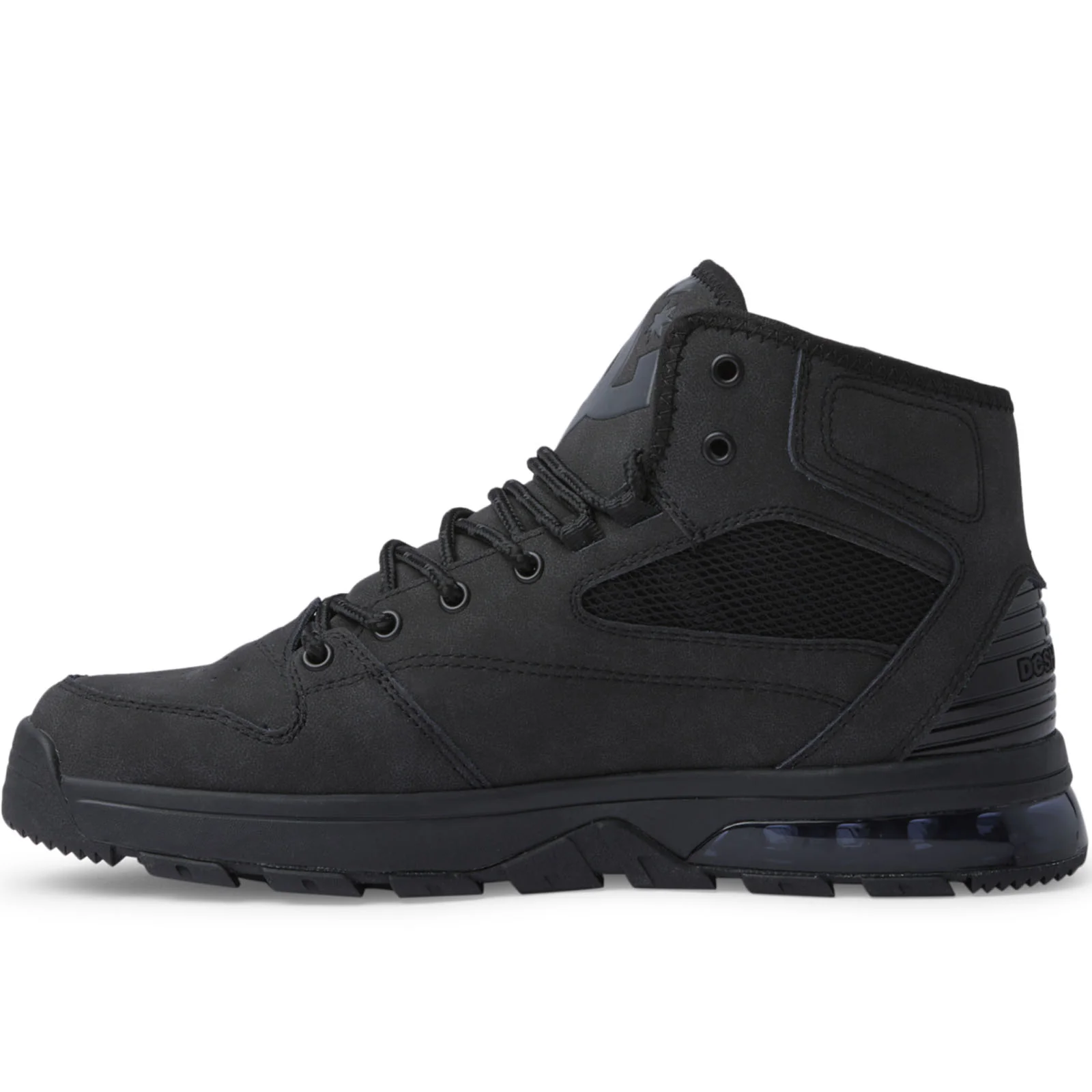 DC Shoes Mens Versatile Mid Rise Leather Boots - Black - Image 2
