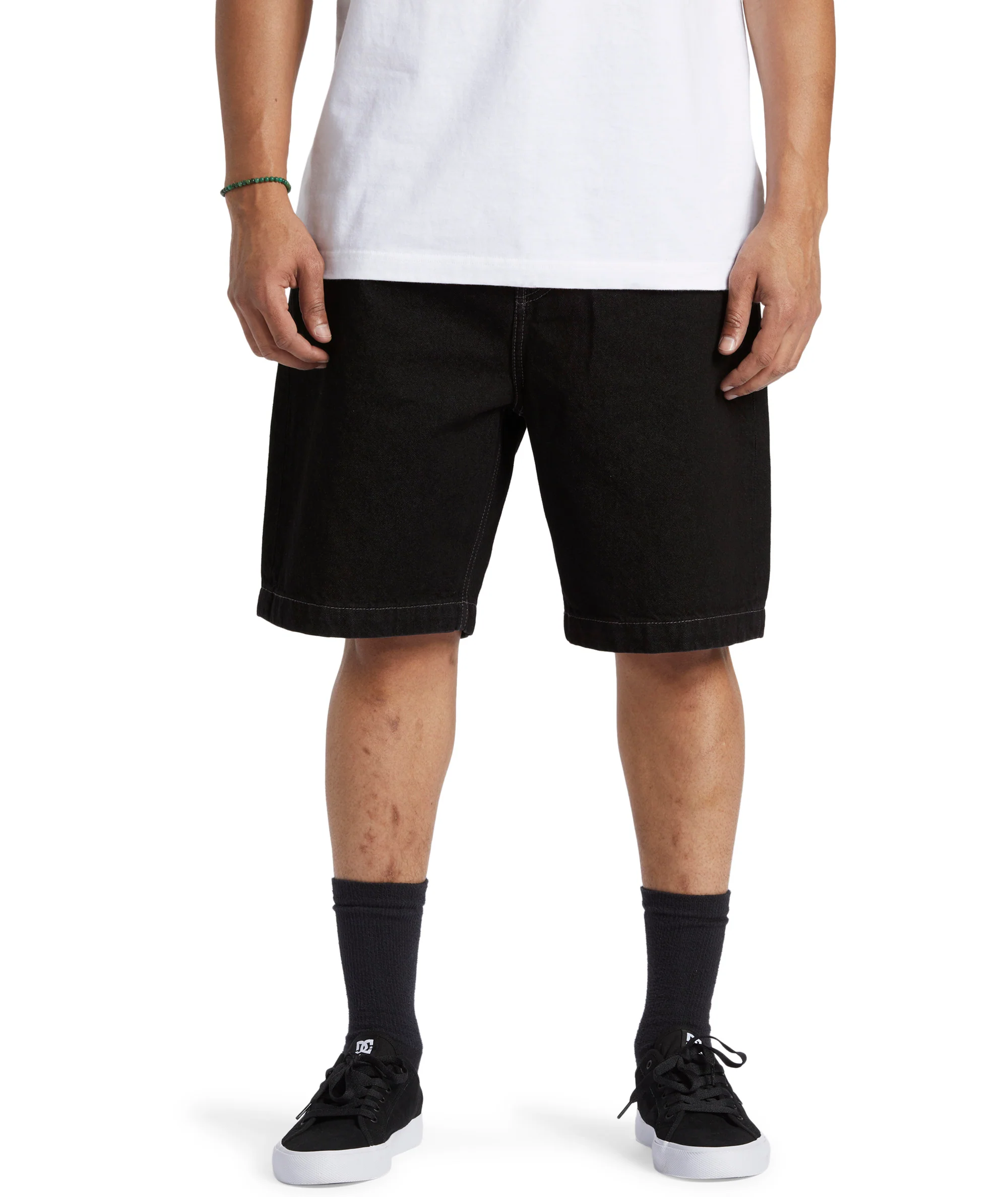 DC Shoes Mens Worker Baggy 19.5" Multi Pocket Denim Shorts - Image 5