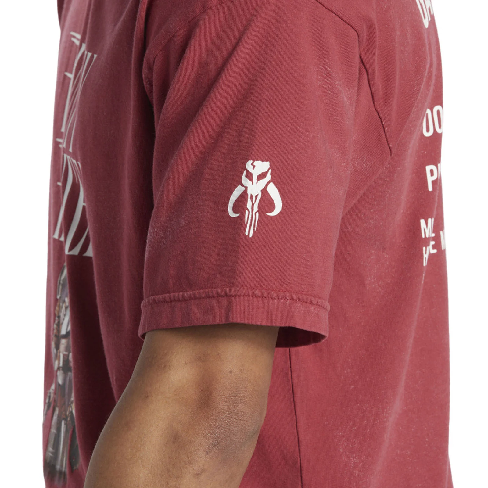 DC Shoes Mens X Star Wars Mando Bounty Hunter Passport T-Shirt - Red - Image 6
