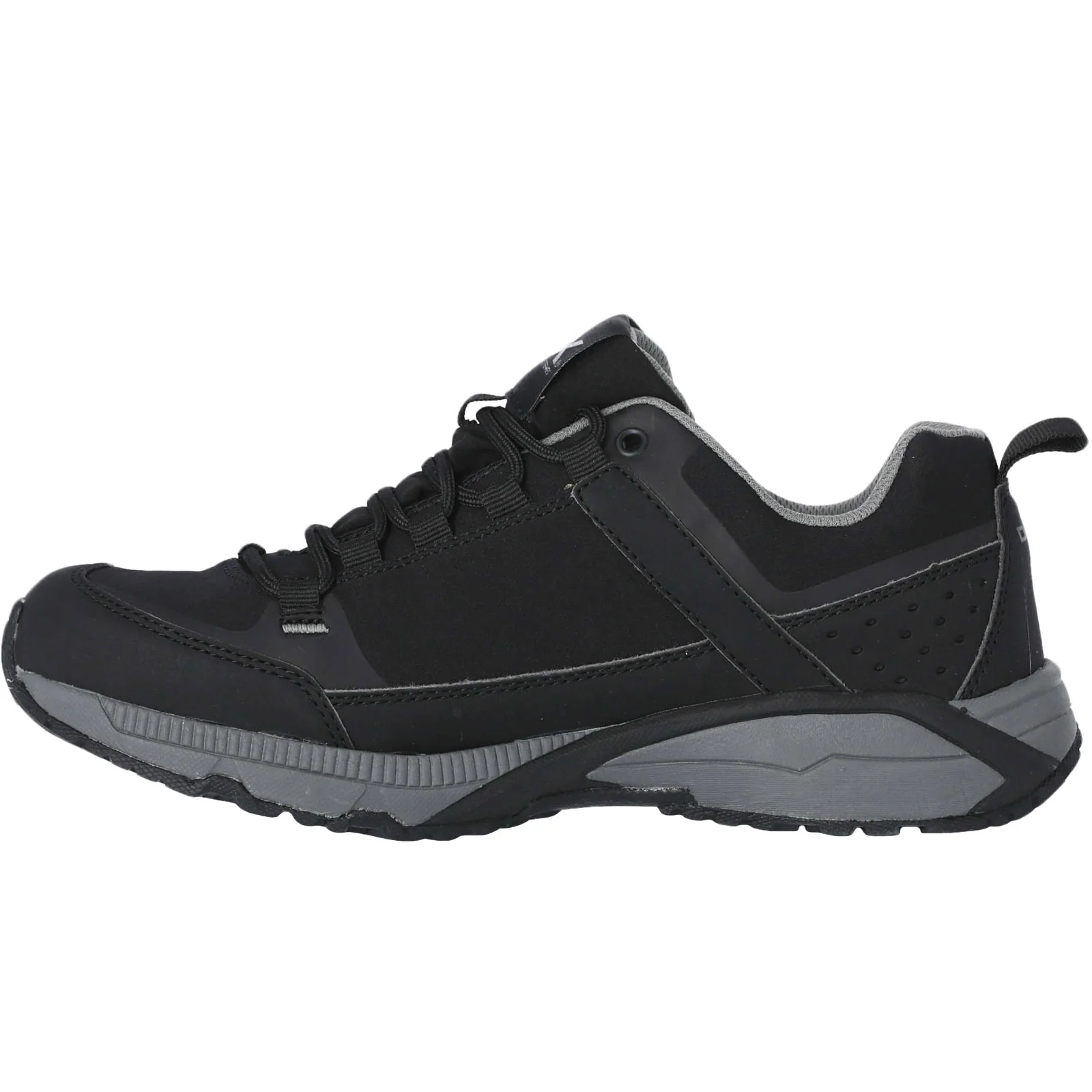 DLX Magellan Mens Vibram Walking Shoes - Black - Image 2