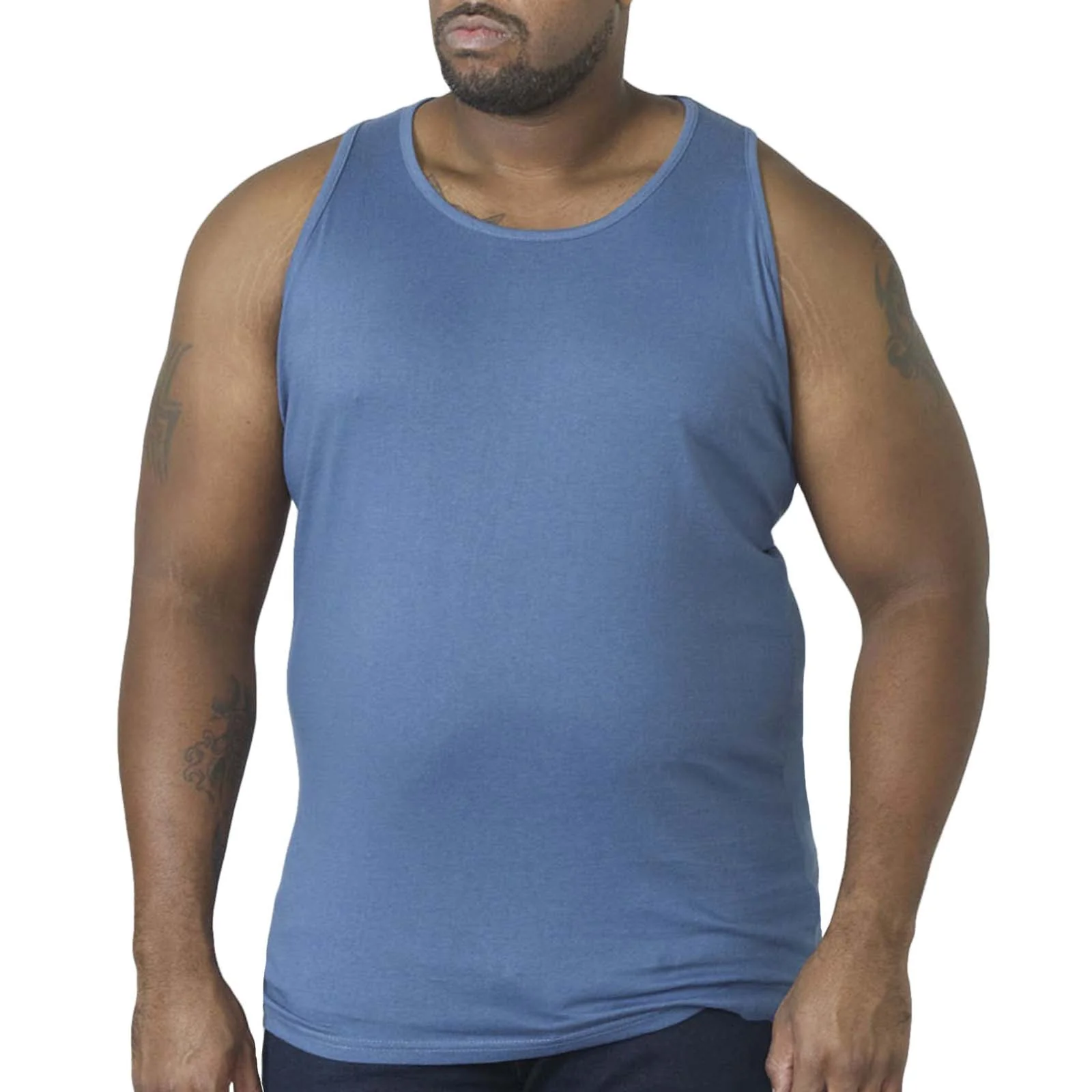 D555 Mens Fabio Big & Tall Sleeveless Muscle Vest - Image 10