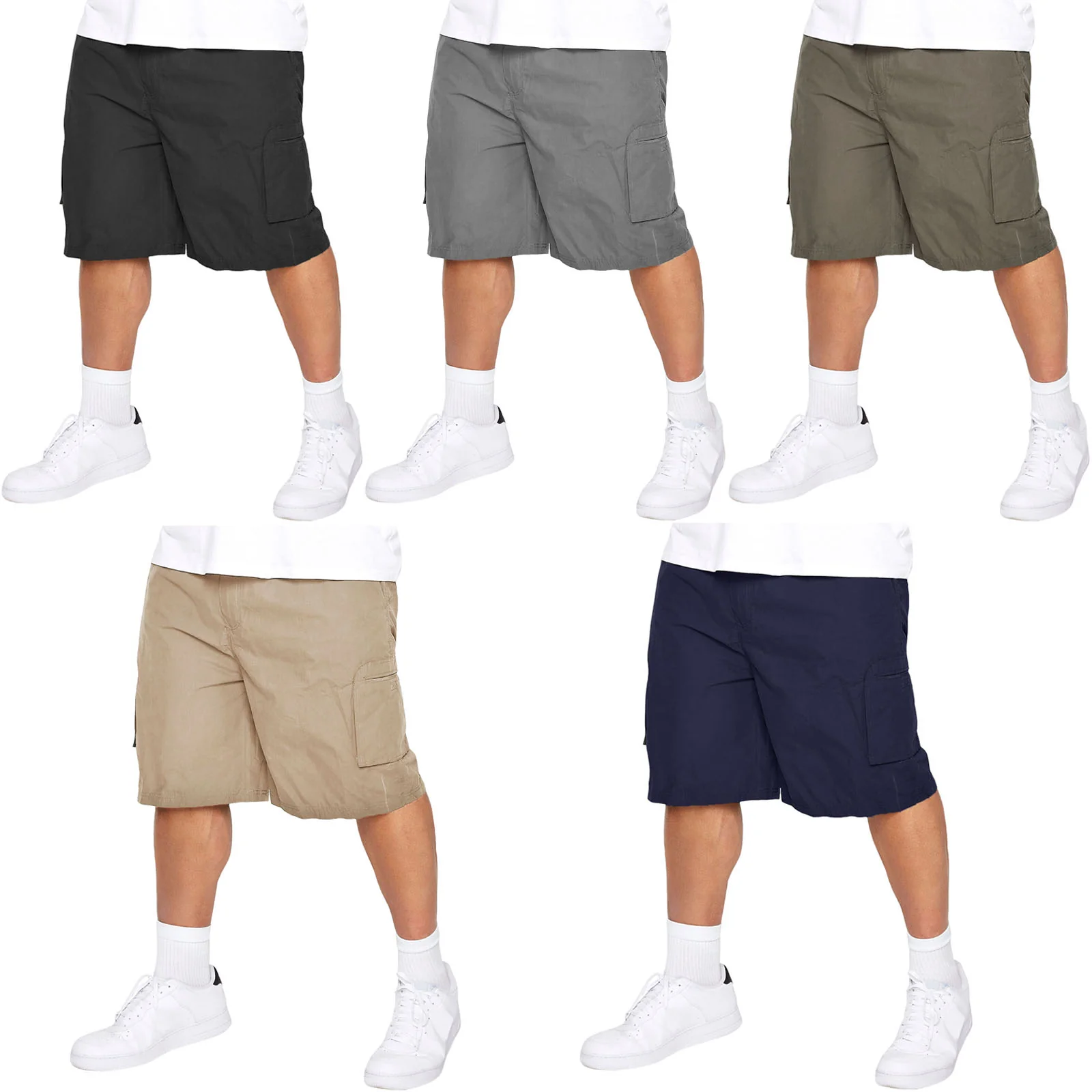 D555 Mens Nick Big & Tall Kingsize Cargo Shorts