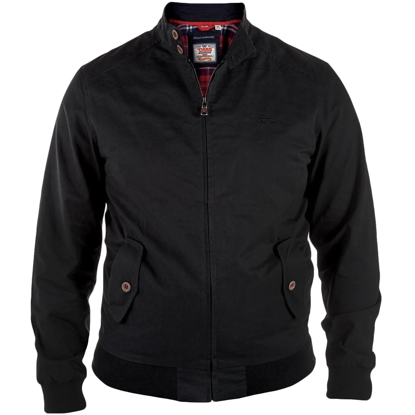 D555 Mens Windsor Big & Tall Cotton Harrington Jacket - Image 5