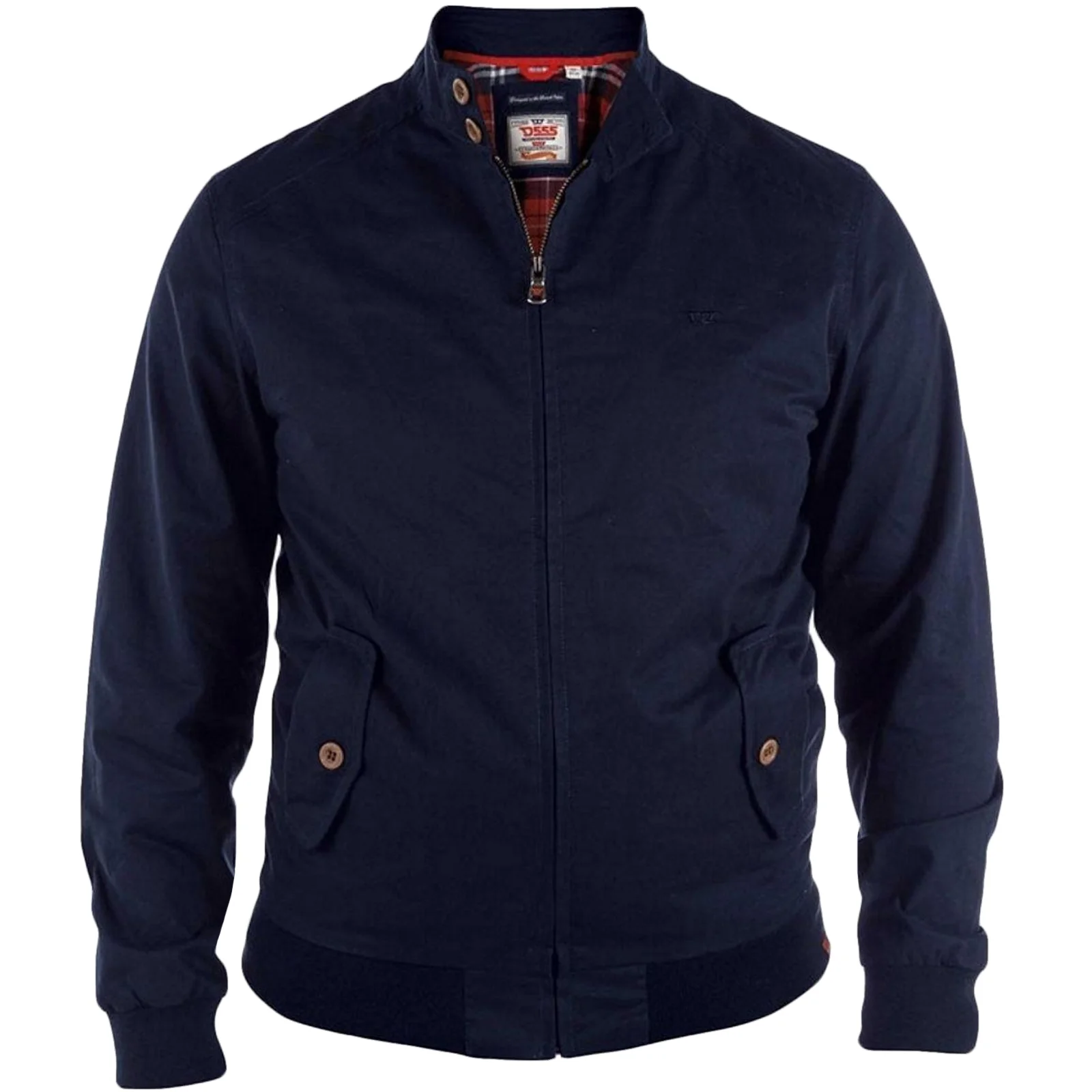 D555 Mens Windsor Big & Tall Cotton Harrington Jacket - Image 7