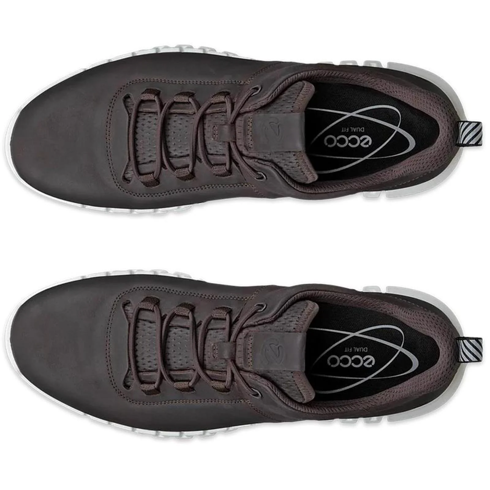 ECCO Mens Gruuv Leather Elastic Laces Trainers - Image 31