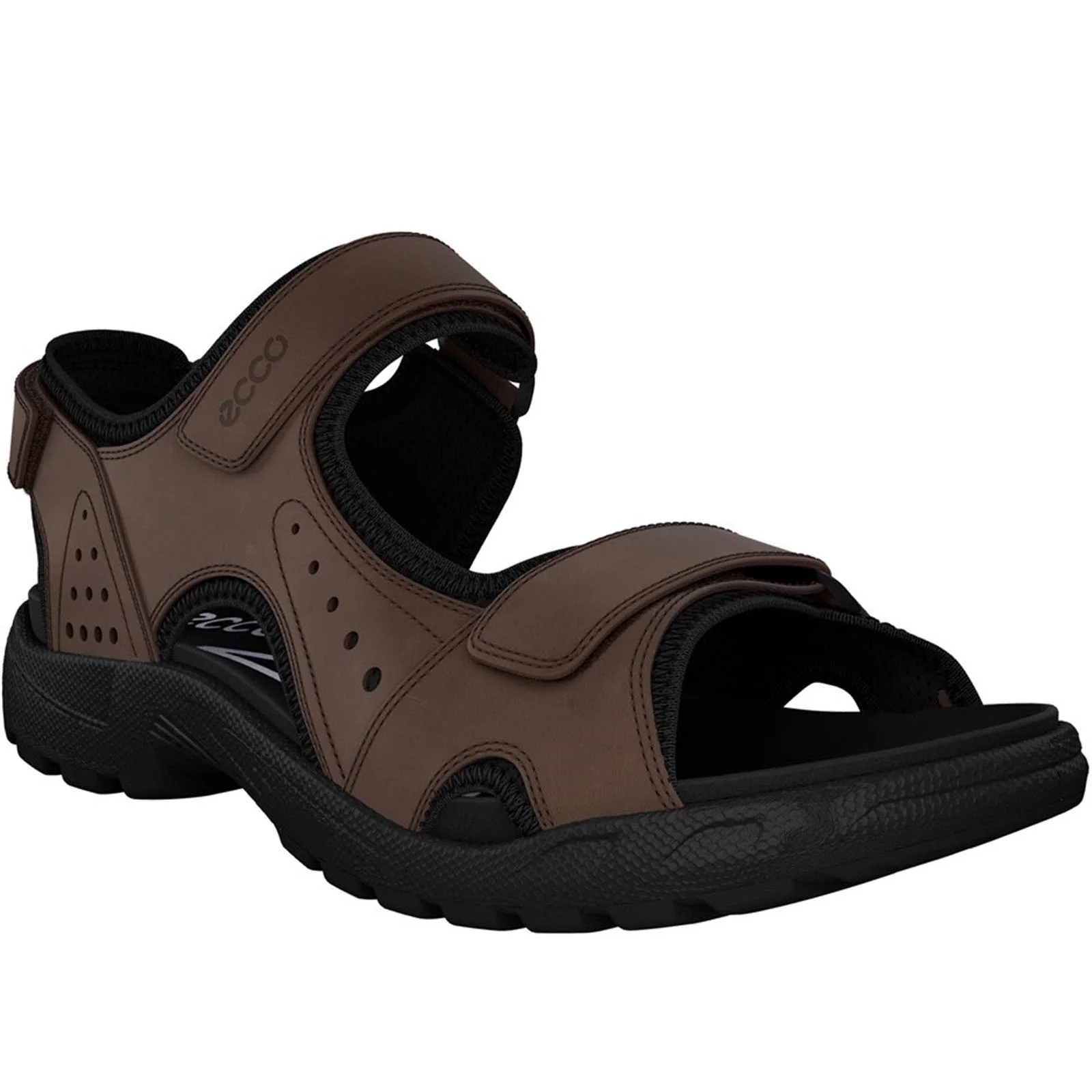 ECCO Mens Onroads Leather Walking Sandals - Image 3