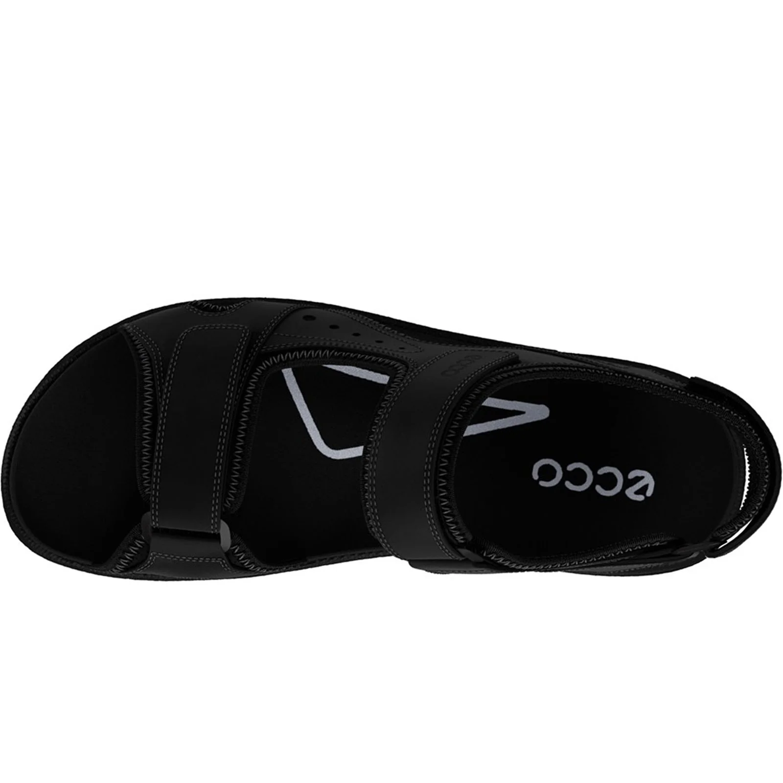 ECCO Mens Onroads Leather Walking Sandals - Image 6