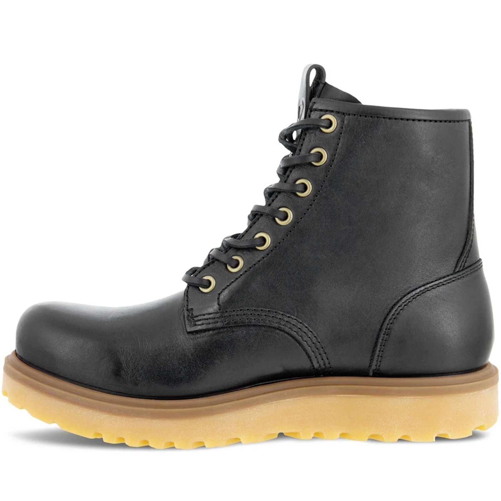 ECCO Mens Staker 6" Leather Chunky Leather Lace Boots - Image 4
