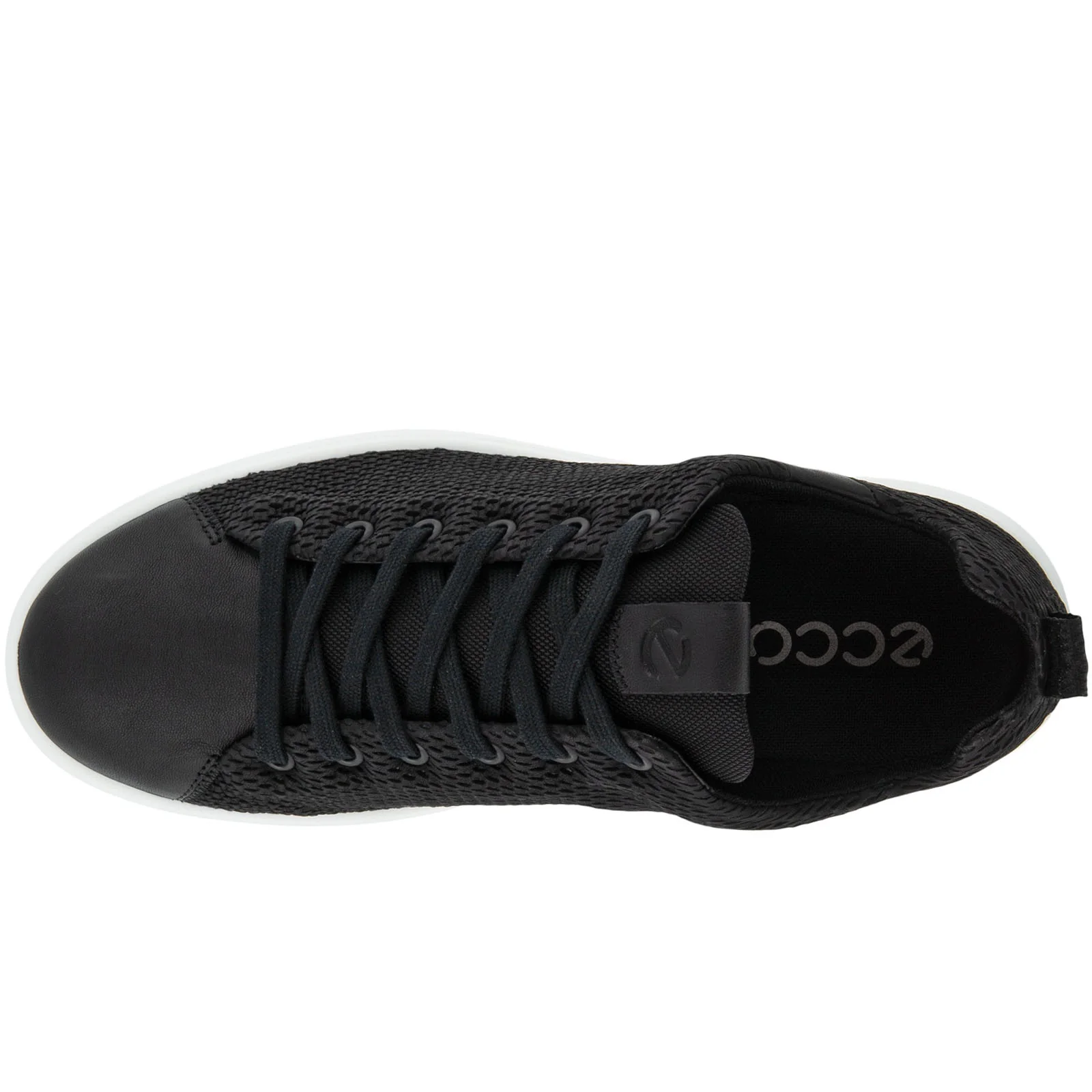 ECCO Mens Street 720 Leather Mesh GORE-TEX Trainers - Image 7
