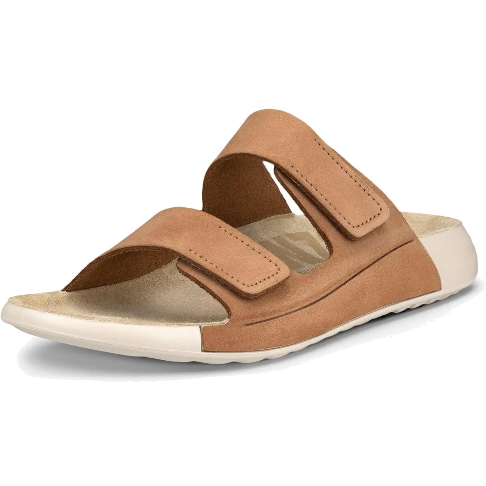 ECCO Womens Cozmo Flat Leather Sandals - Image 5