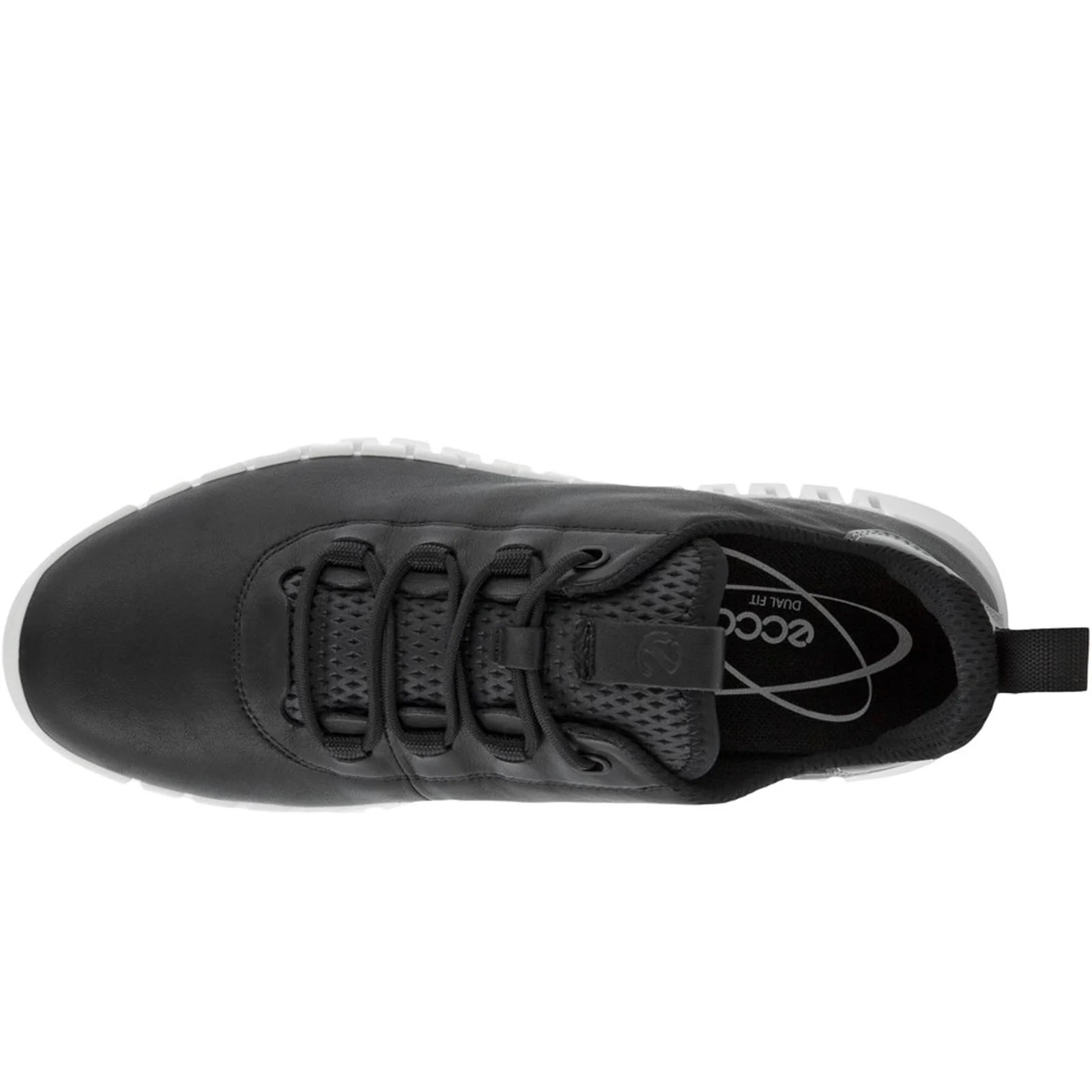 ECCO Womens Gruuv Leather Elastic Laces Trainers - Image 16
