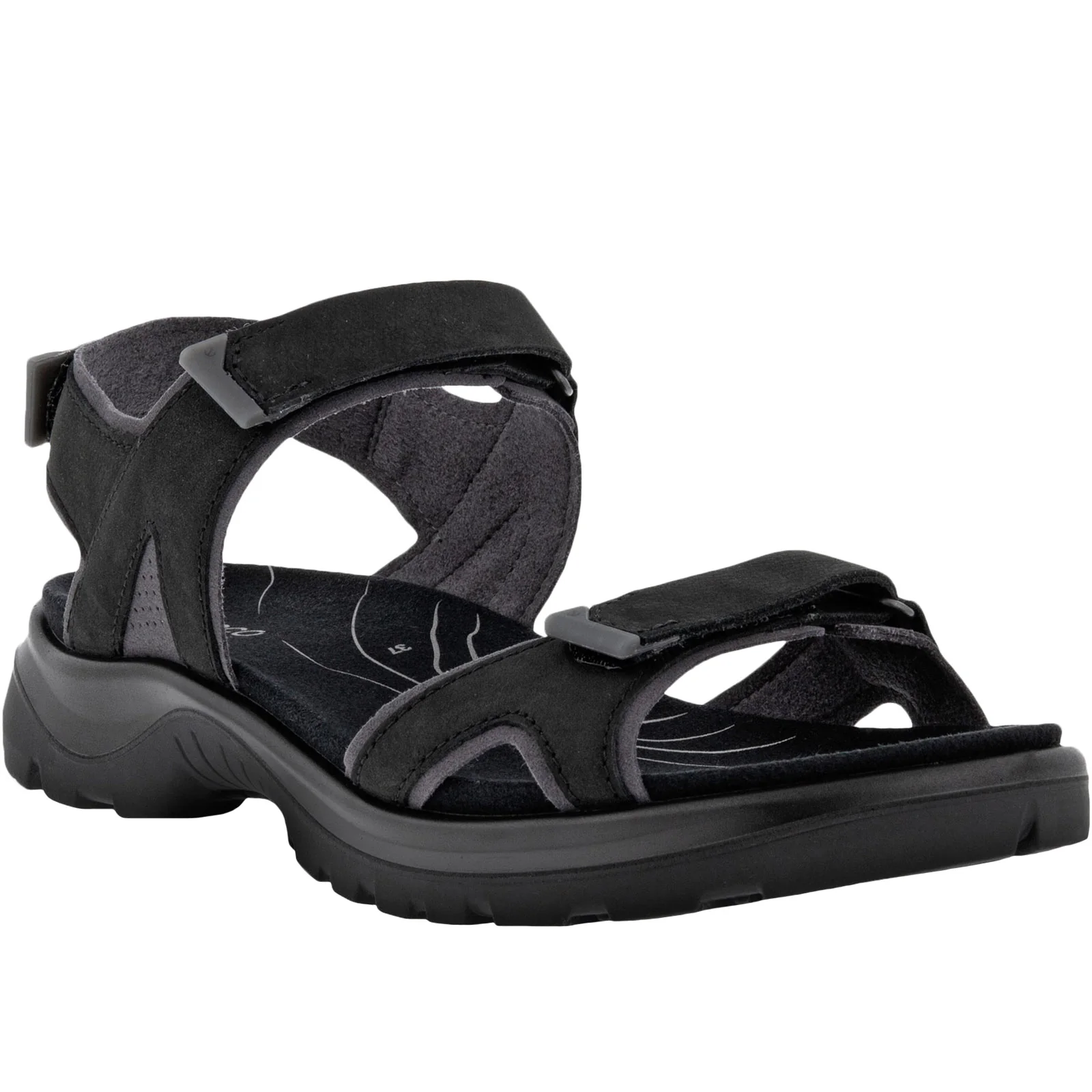 ECCO Womens Yucatan 2.0 Nubuck Leather Sandals - Image 2