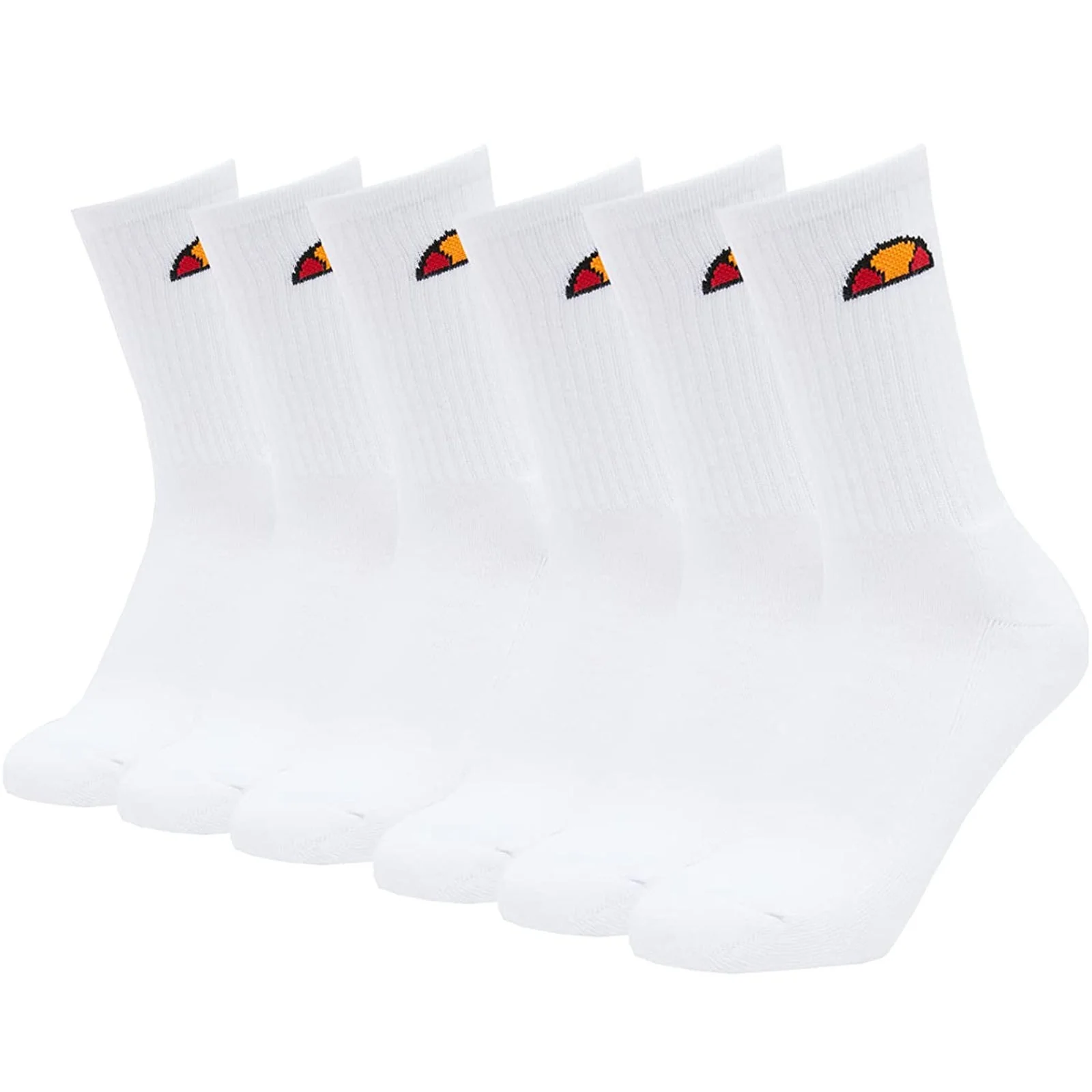 Ellesse Mens Tamuna 6 Pack Sports Crew Socks - Image 3