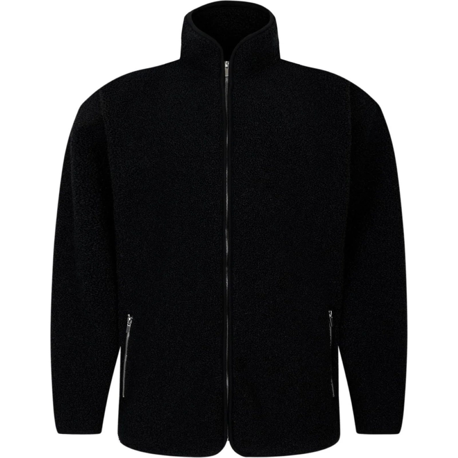 Espionage Mens Sherpa Big & Tall Full Zip Fleece