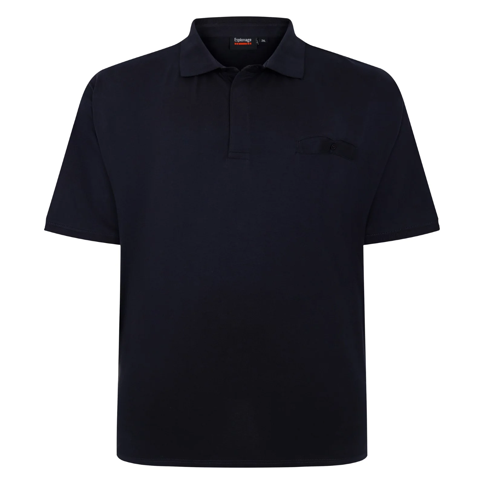 Espionage Mens Smart Big & Tall Short Sleeve Polo Shirt - Image 3