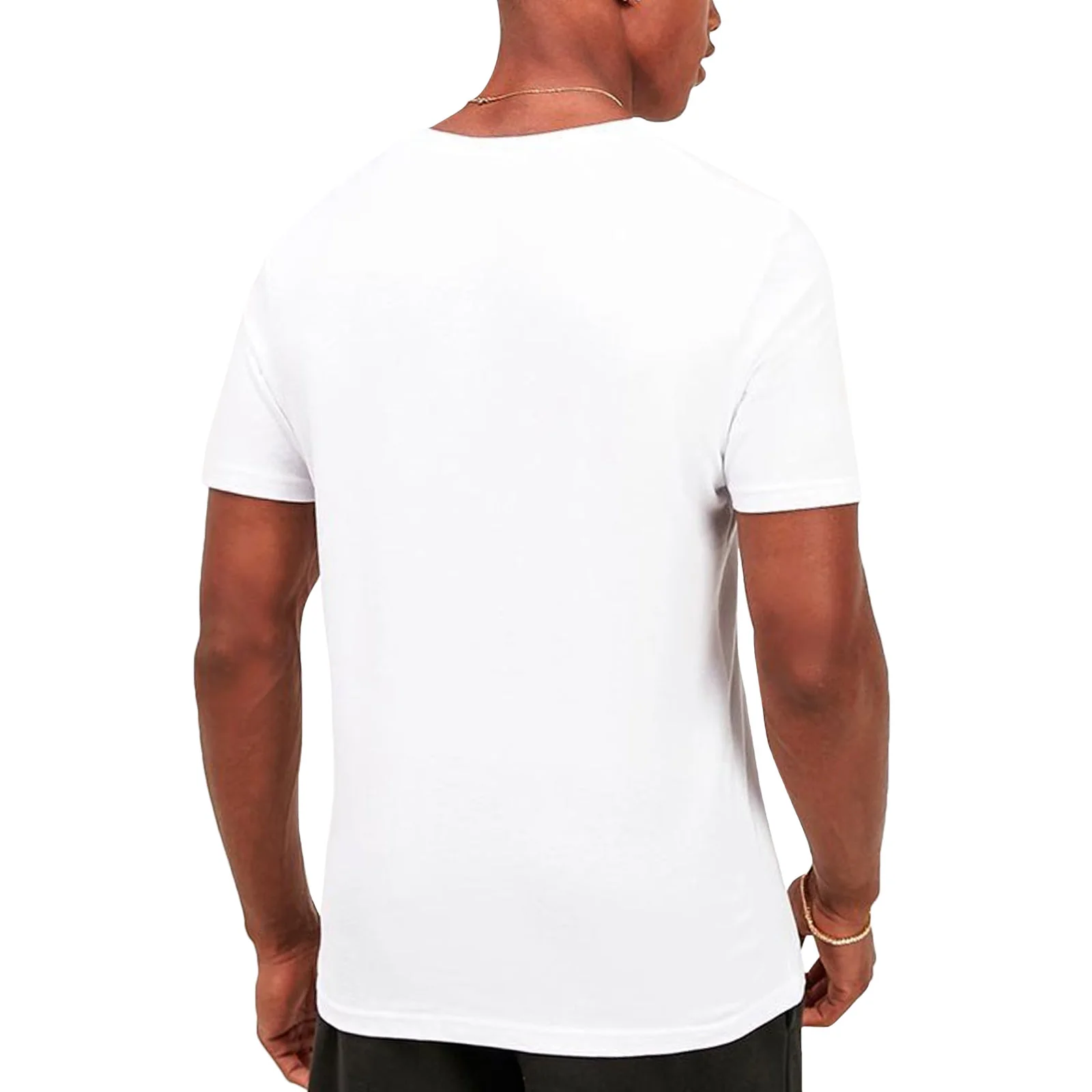 Farah Mens Dav 2 Pack Cotton Lounge T-Shirt - White - Image 2